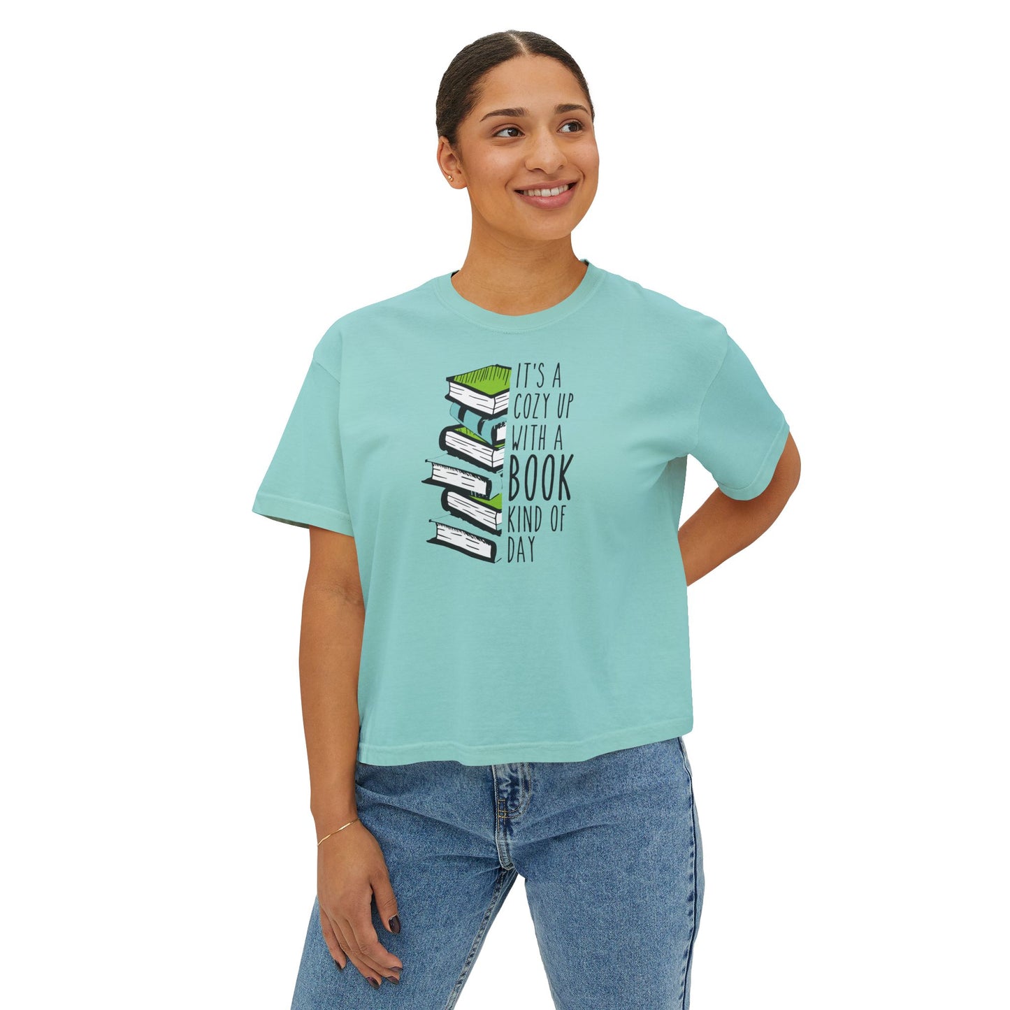 Cuddle Up & Read Boxy Tee