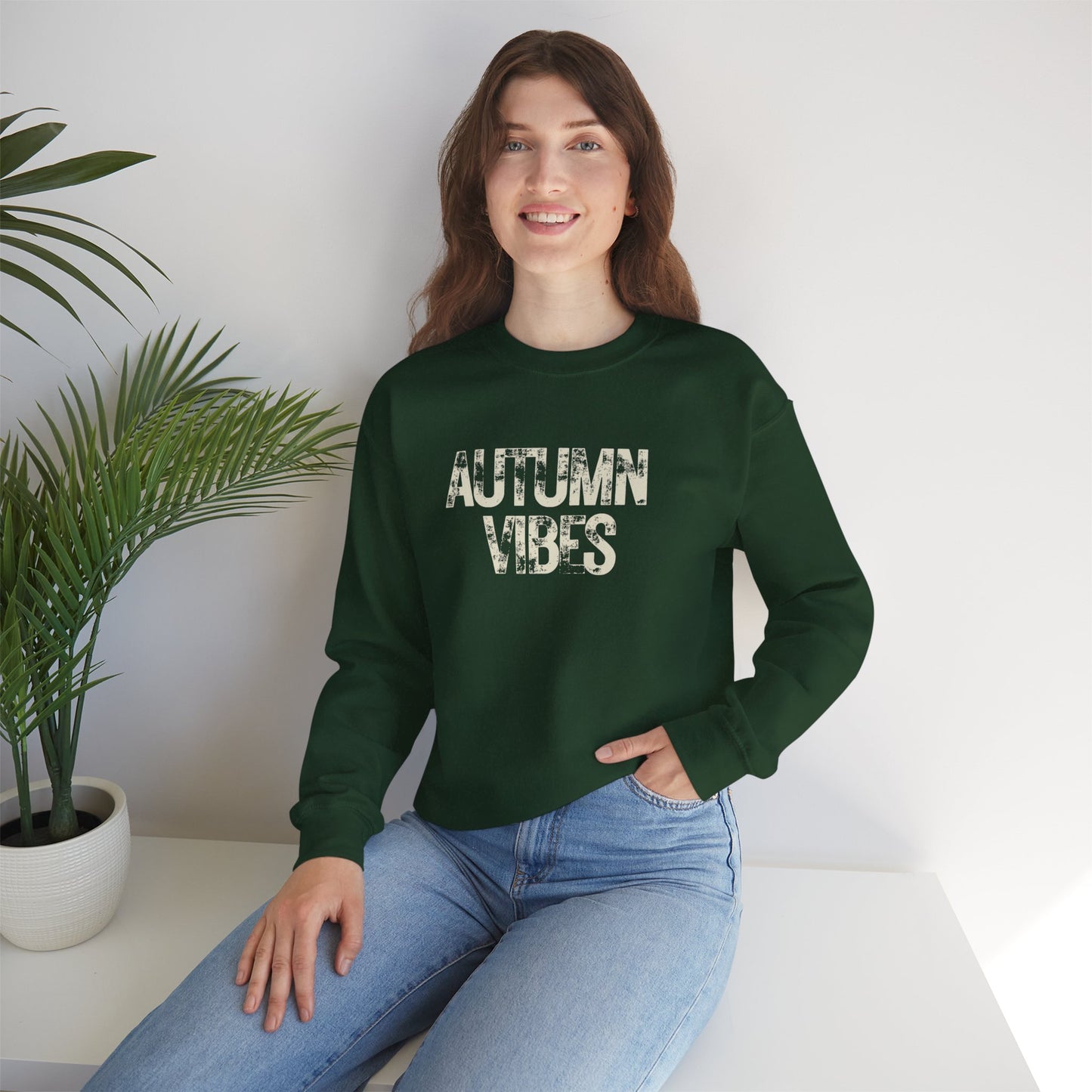 Unisex Autumn Vibes Crewneck Sweatshirt