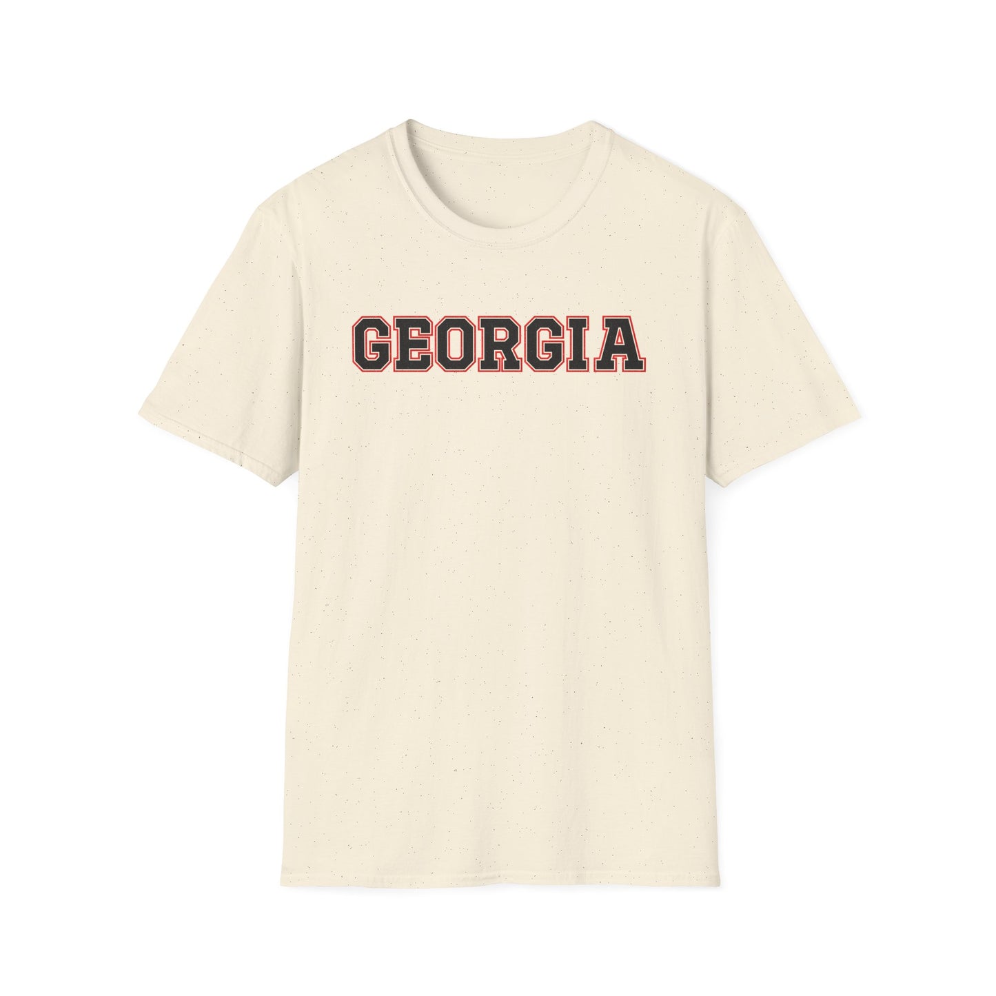 Glittery Black Georgia Softstyle T-Shirt