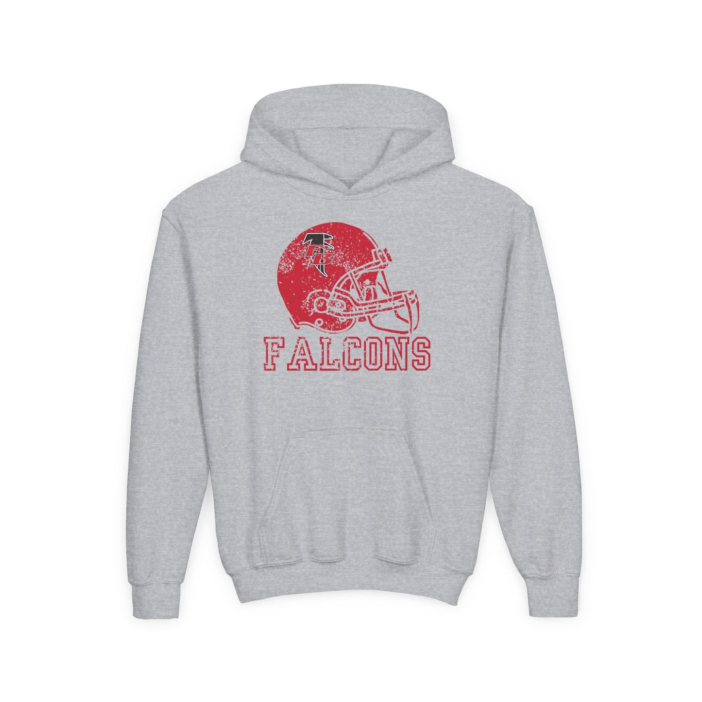 FB Falcons Helmet Youth Hoodie