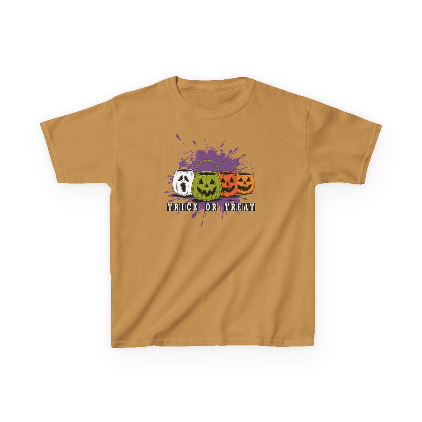Halloween Pumpkin Trick or Treat Kids Tee