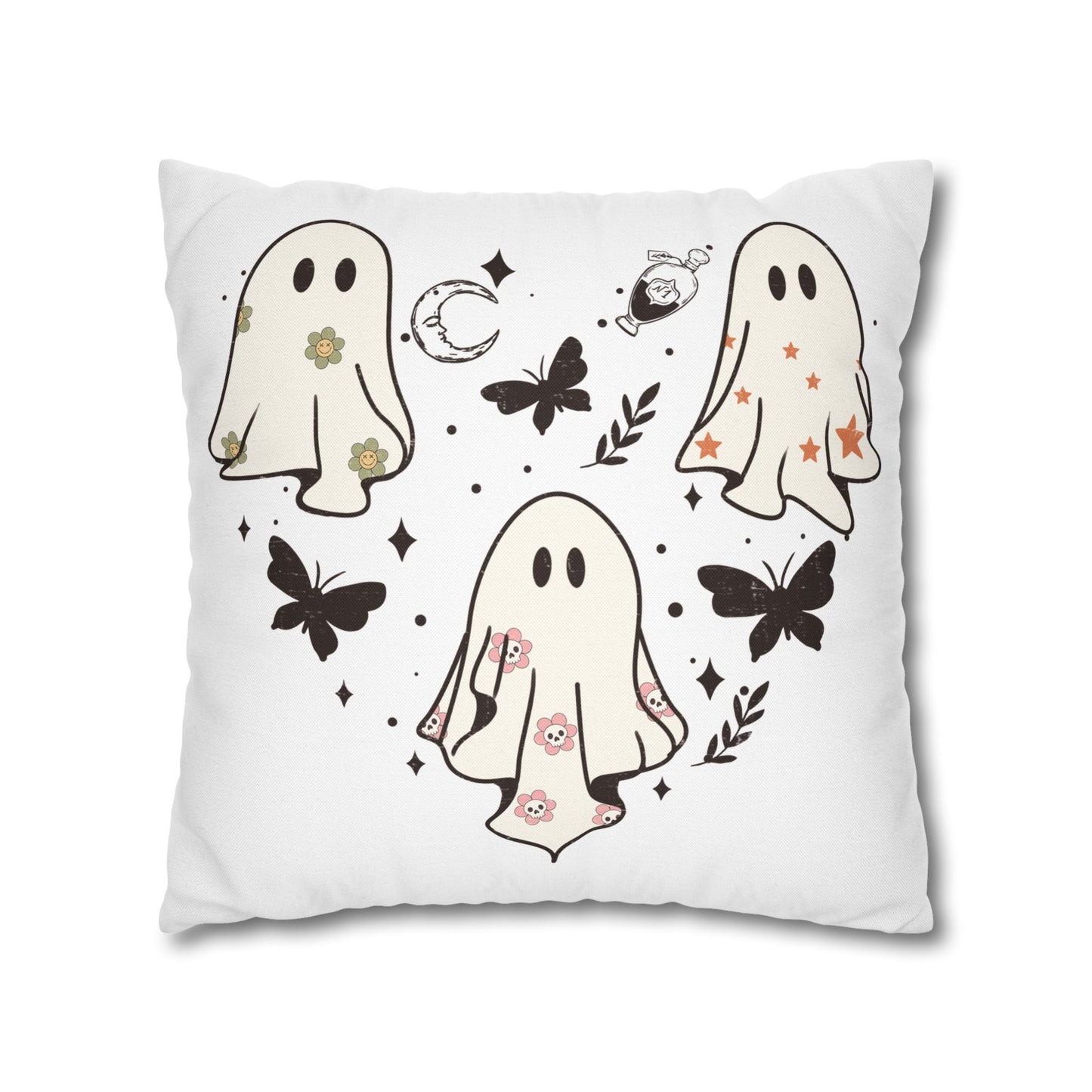 Double Sided Fall/Halloween Decorative Pillowcase