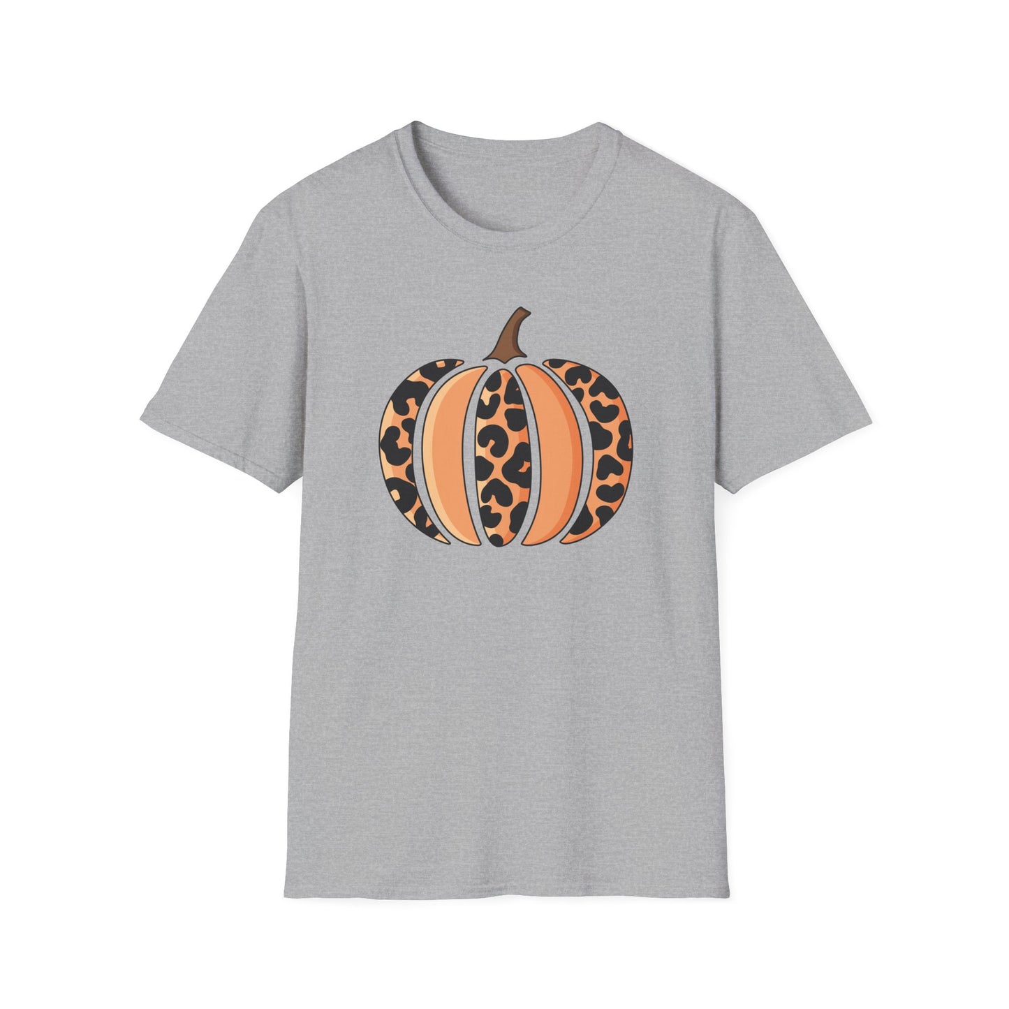 Leopard Print Pumpkin Unisex T-Shirt