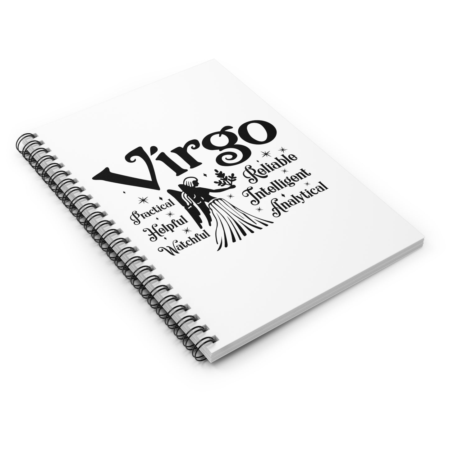 Virgo Spiral Notebook