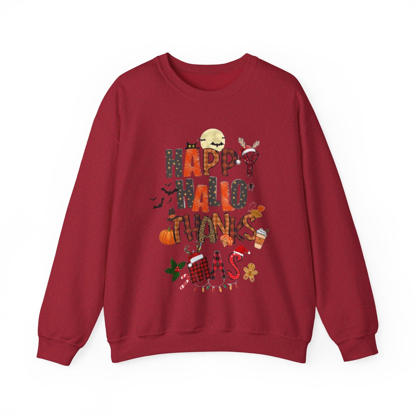 Happy Hallothanksmas Crewneck Sweatshirt