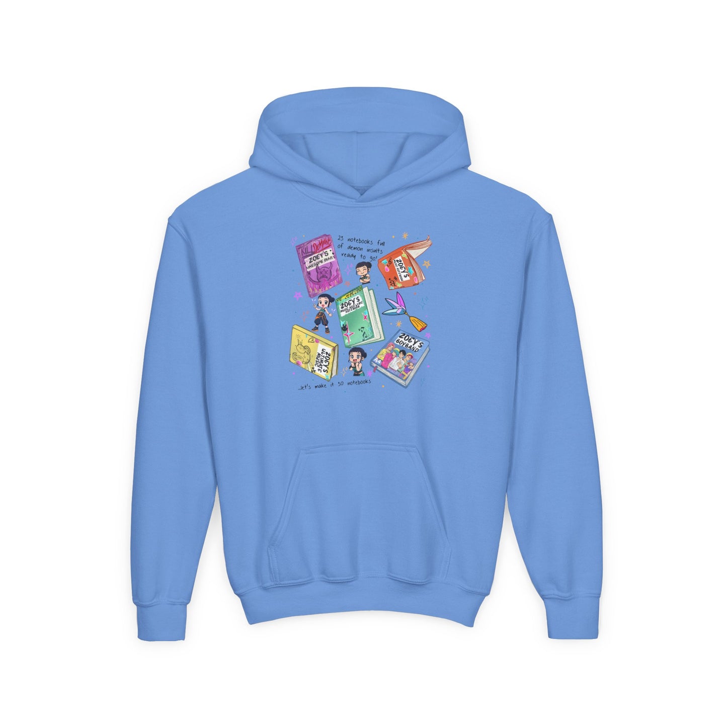 K-Pop Zoe's Books Youth Hooded Sweatshirt