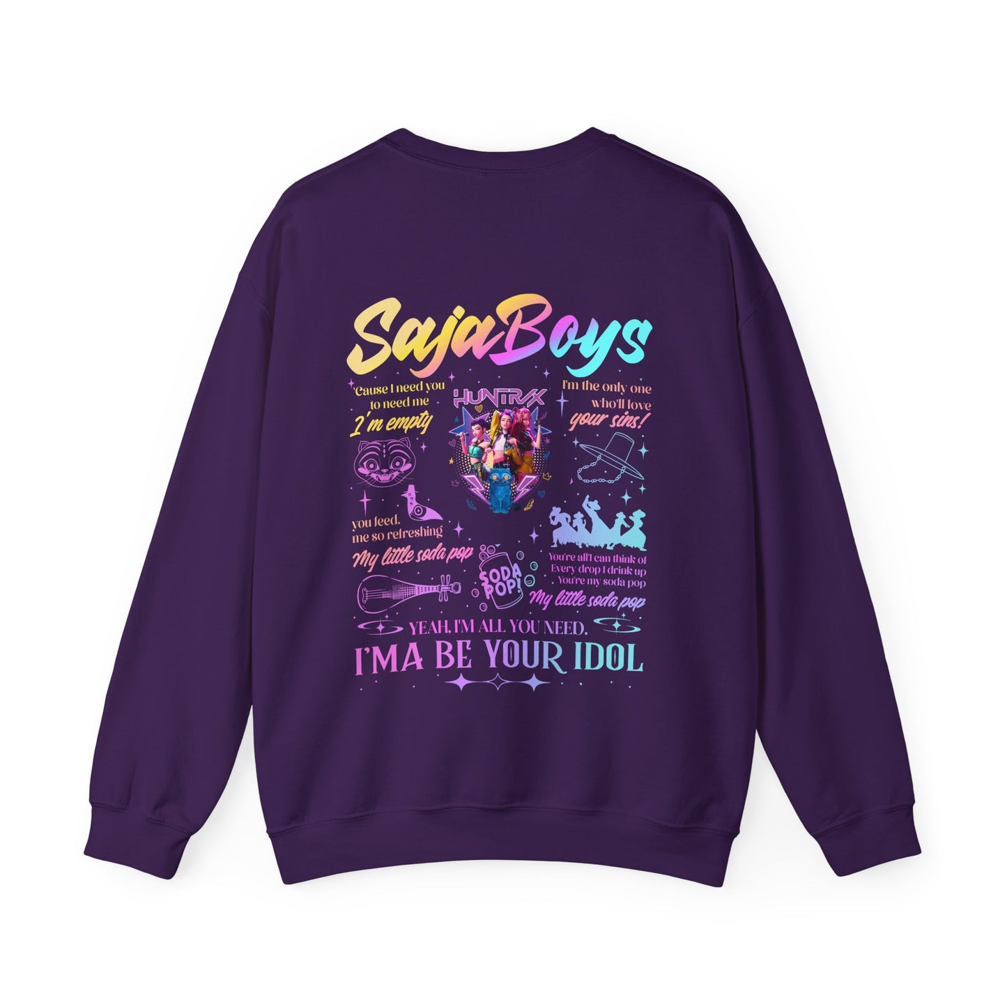 Unisex Crewneck Sweatshirt - Unique Graphic Tees, Casual Wear for Fans, Cozy Pullover, Perfect Gift for Occasions, Trendy Streetwear