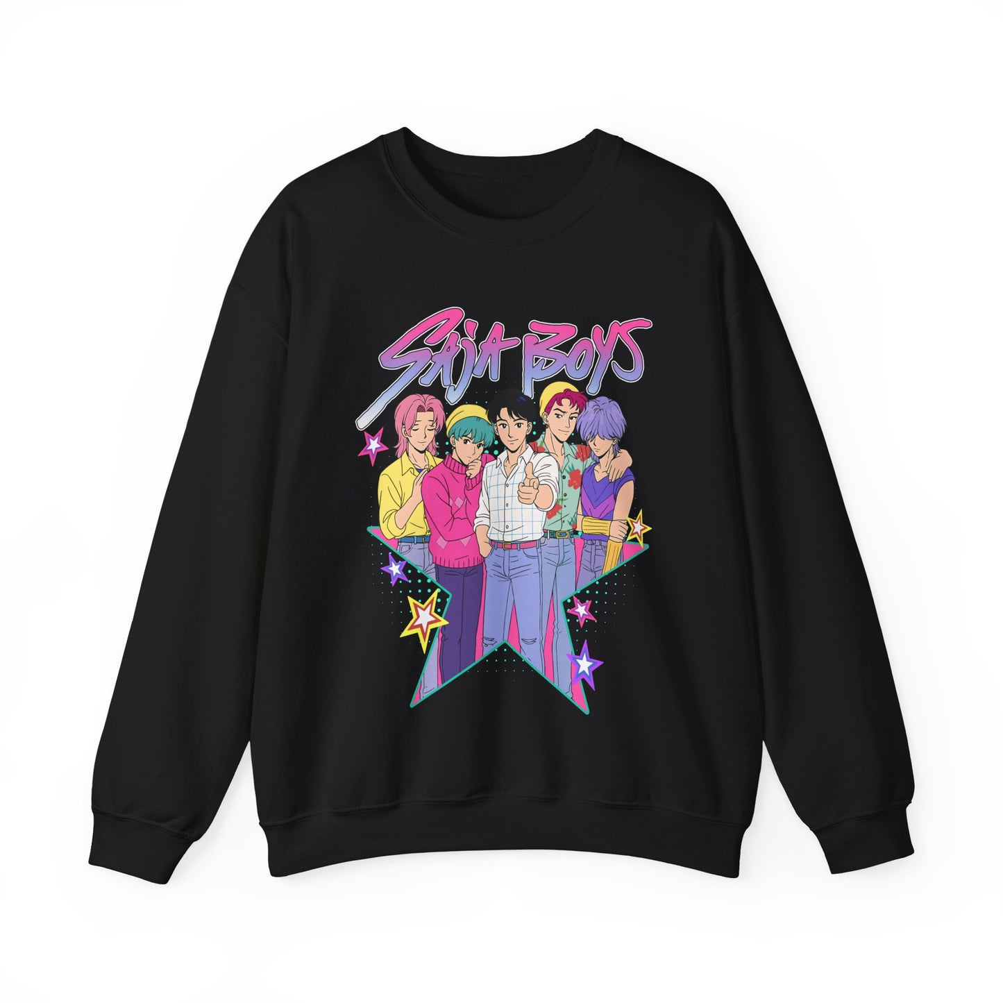 K-Pop Saja Boys Star Crewneck Sweatshirt