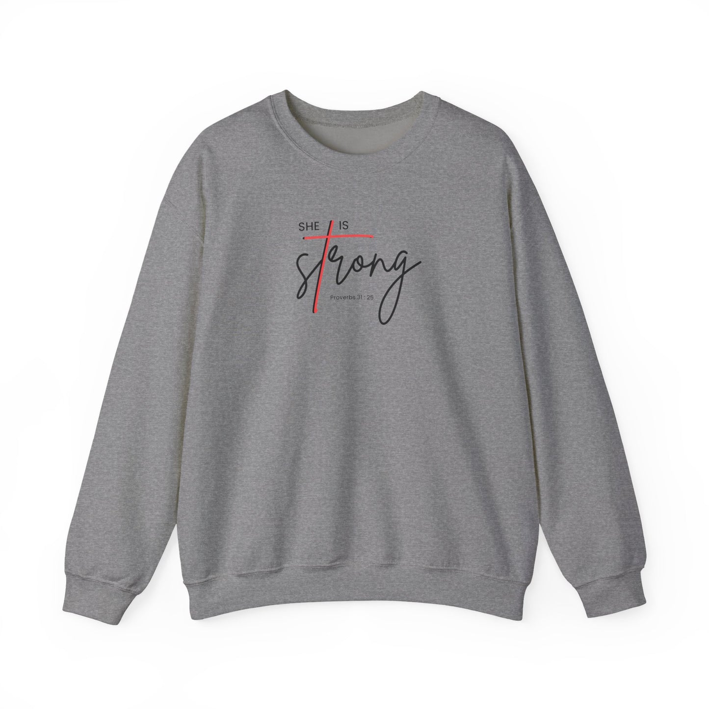 She is Strong Crewneck Sweatshirt