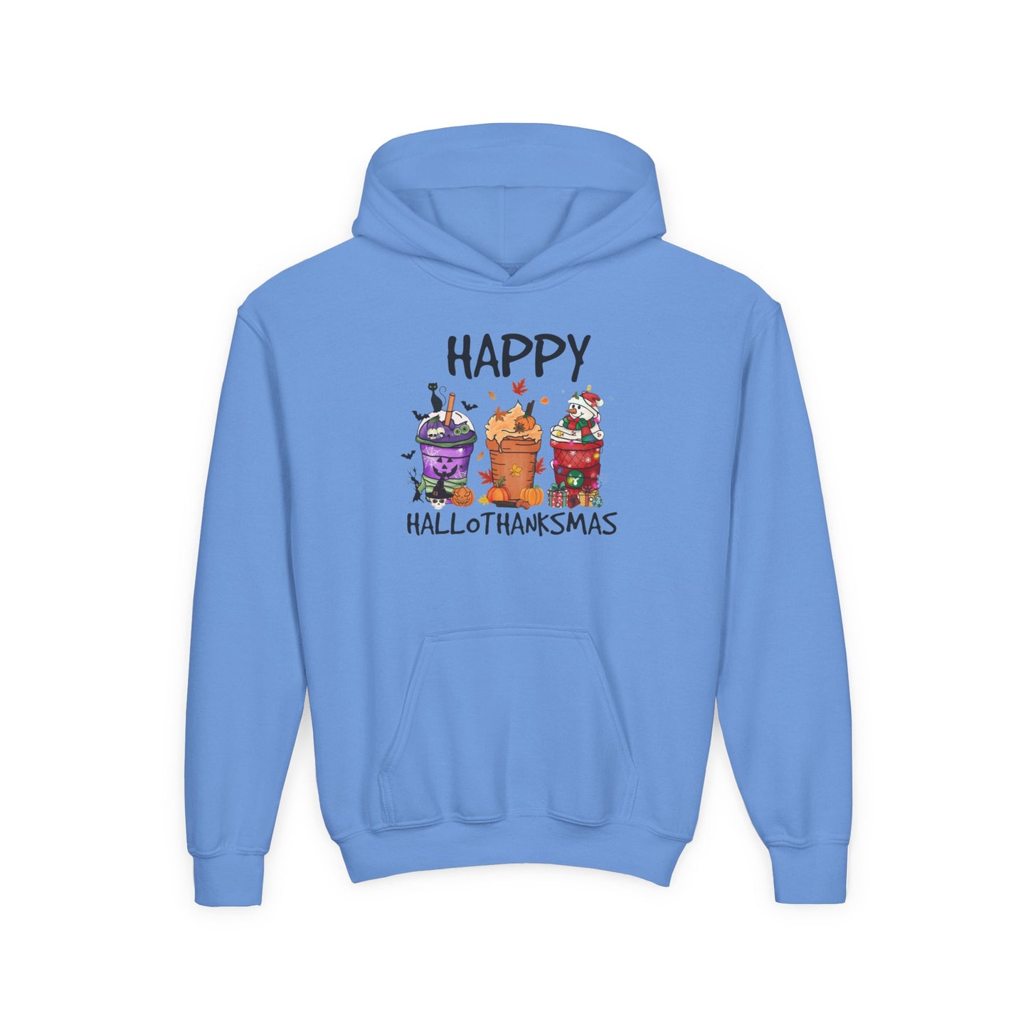 Happy Hallothanksmas Drinks Youth Hoodie