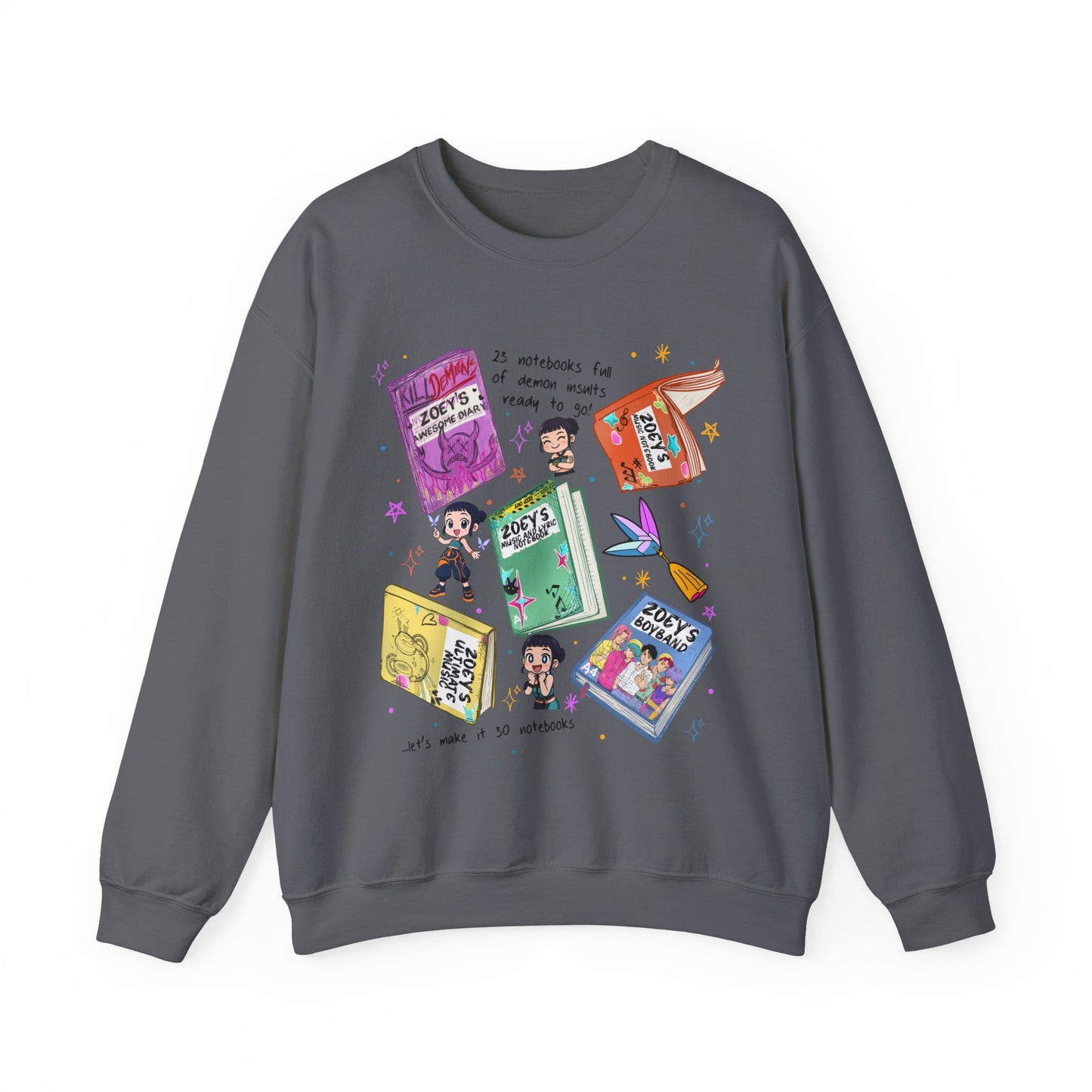 K-Pop Zoe's Books Crewneck Sweatshirt