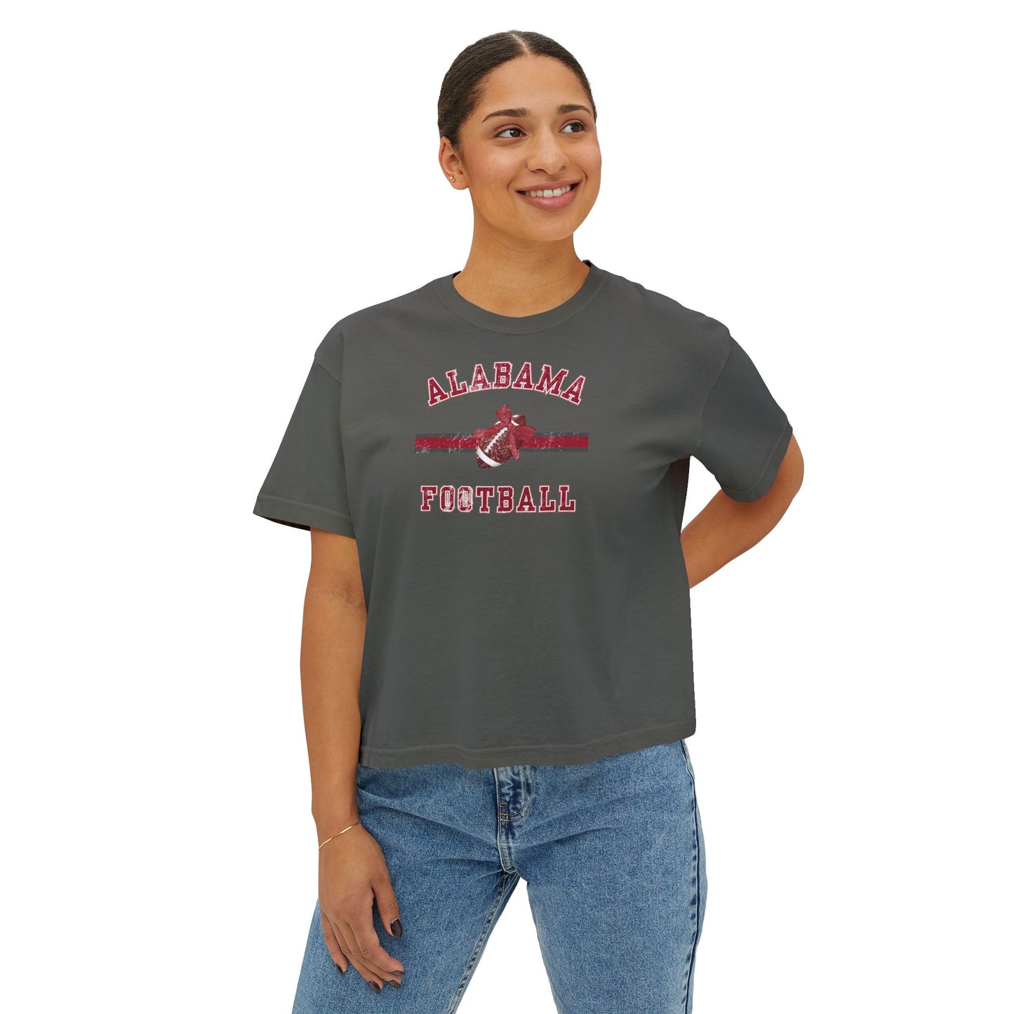 Alabama Football Women's Boxy Tee