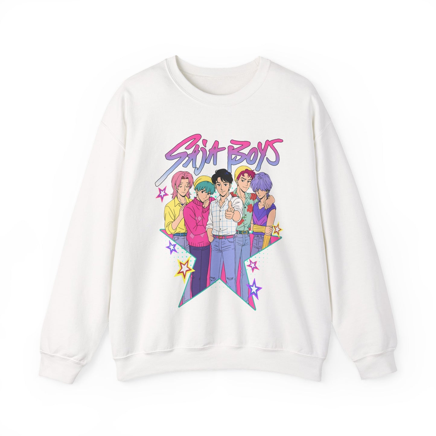 K-Pop Saja Boys Star Crewneck Sweatshirt