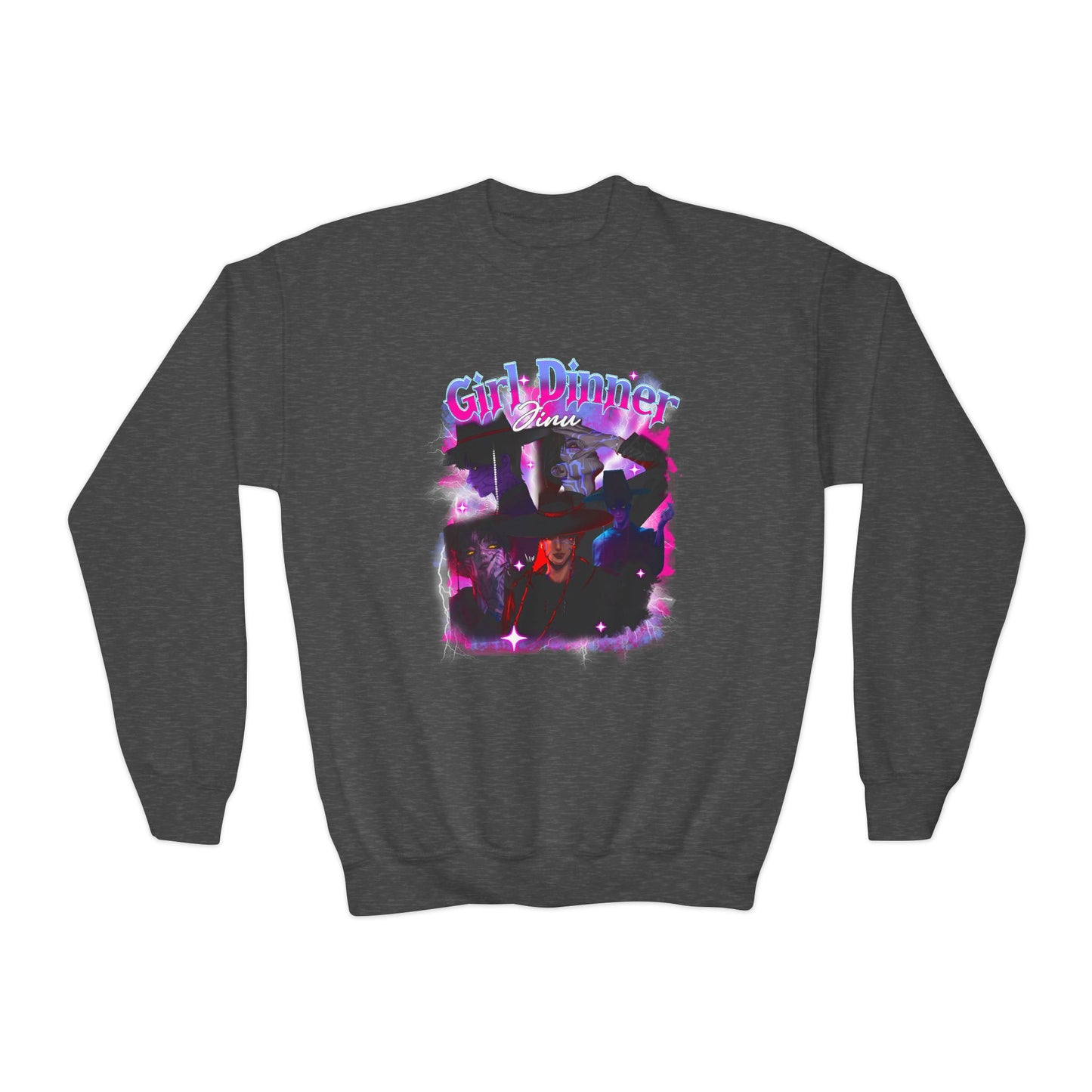 kpop Girl Dinner Jinu Youth Crewneck Sweatshirt