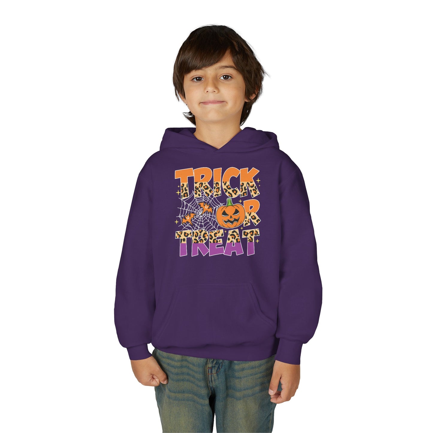 Youth Halloween Trick or Treat Hoodie
