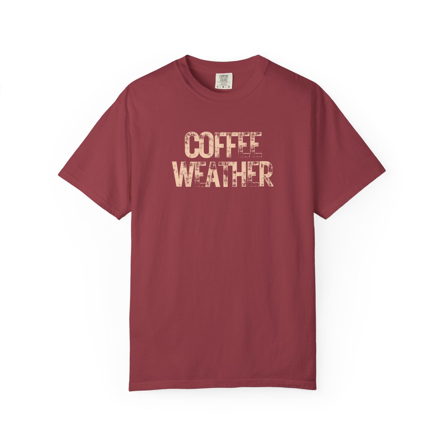 Coffee Weather Unisex Comfort Colors T-Shirt
