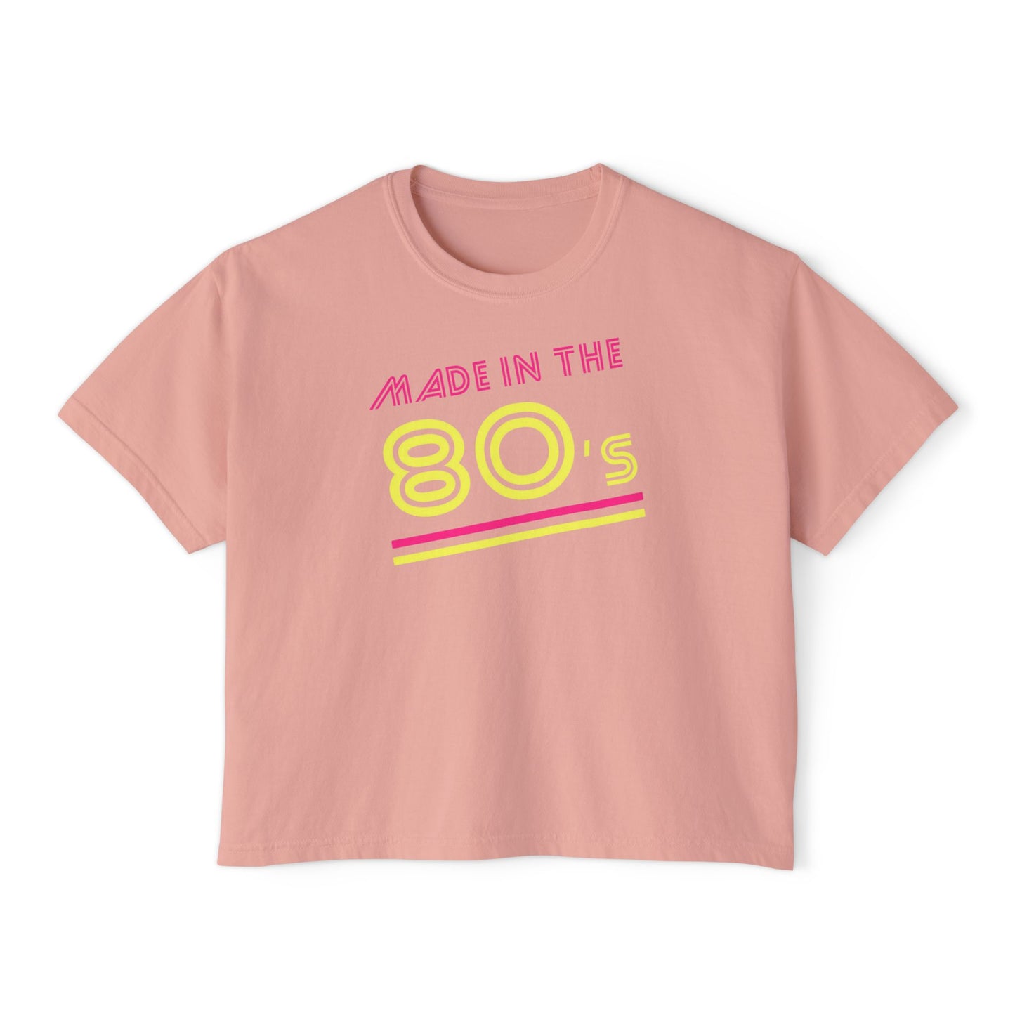 Made in the 80's Neon Boxy Tee