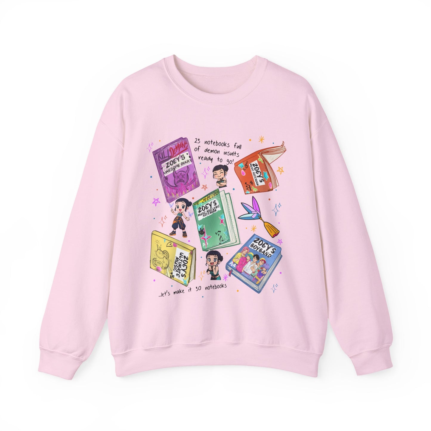 K-Pop Zoe's Books Crewneck Sweatshirt