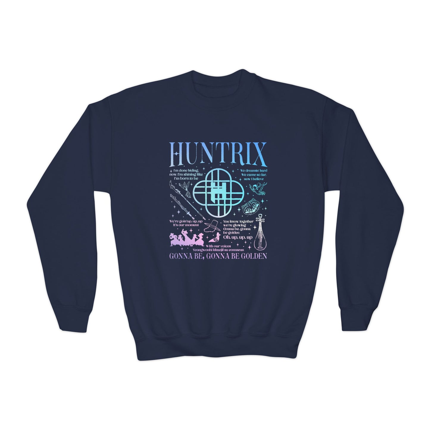 Kpop HUNTRIX Youth Crewneck Sweatshirt