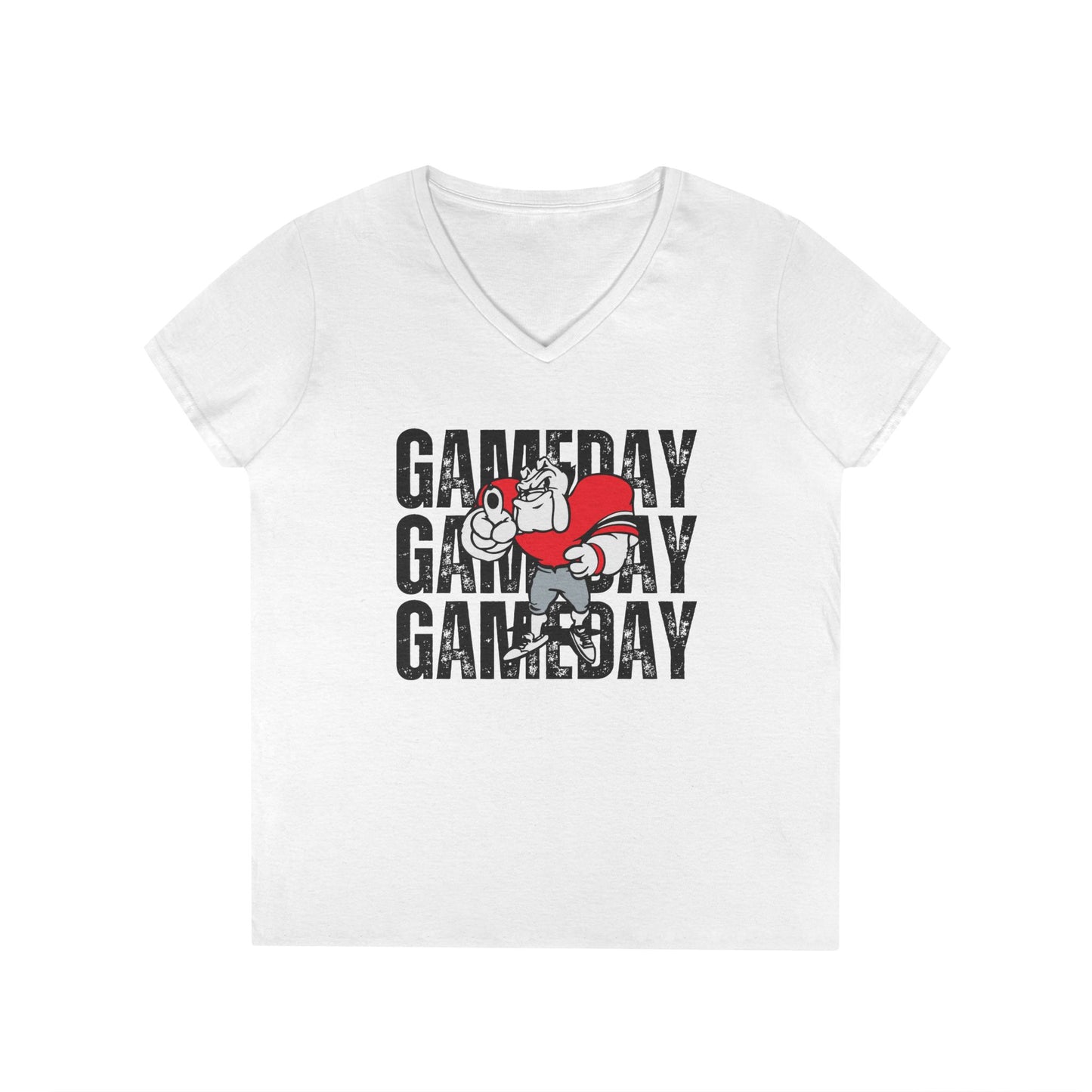 Georgia Gameday V-Neck T-Shirt