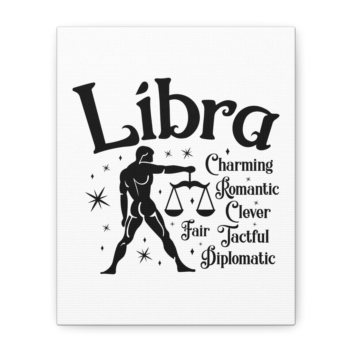 Libra Canvas Wall Art