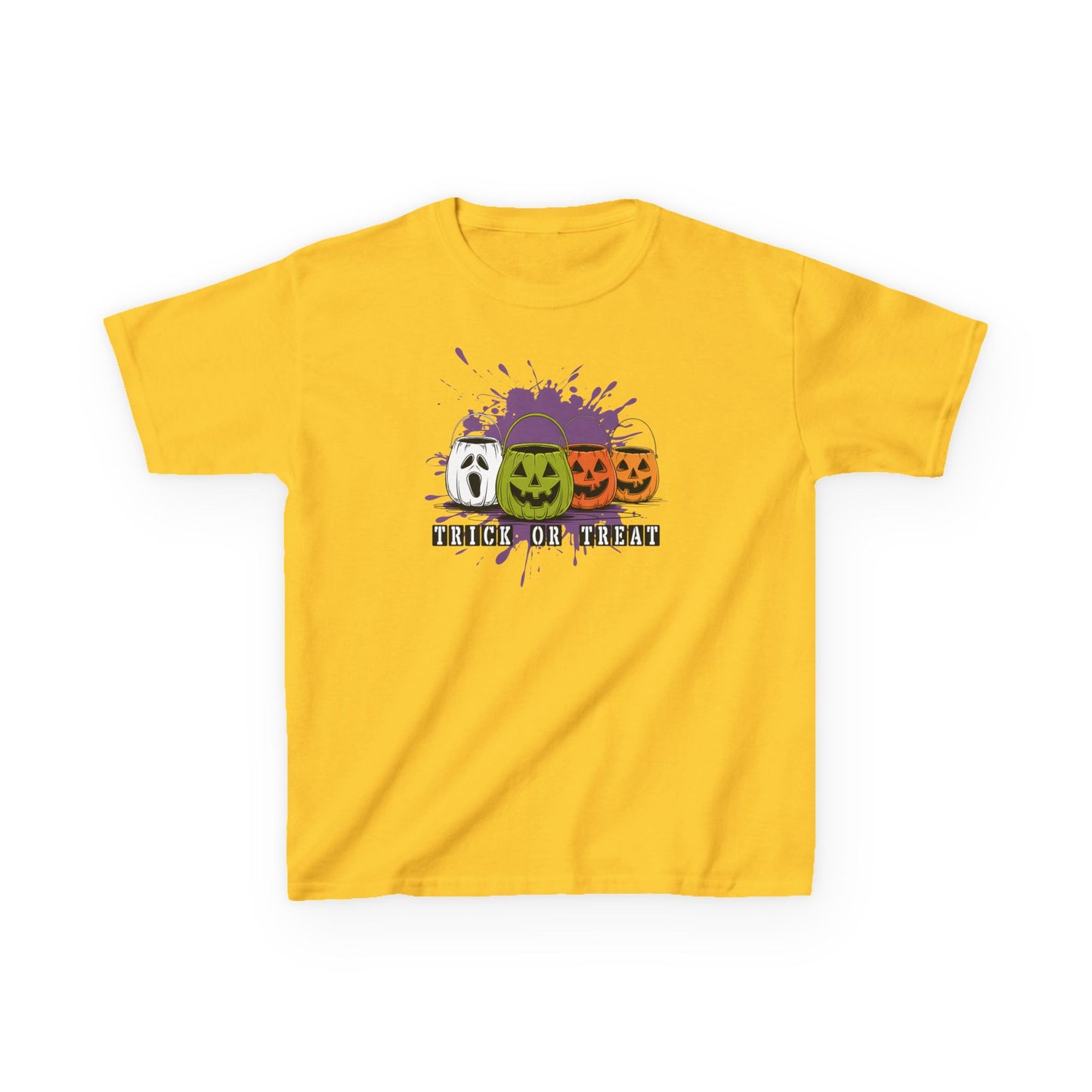Halloween Pumpkin Trick or Treat Kids Tee