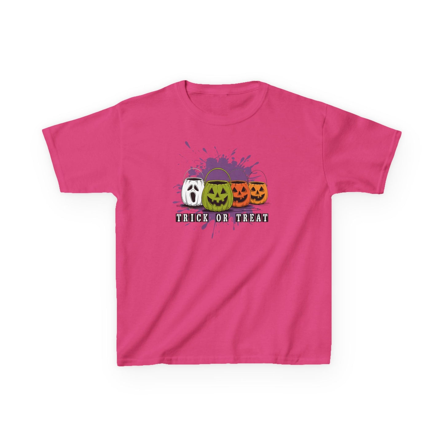 Halloween Pumpkin Trick or Treat Kids Tee