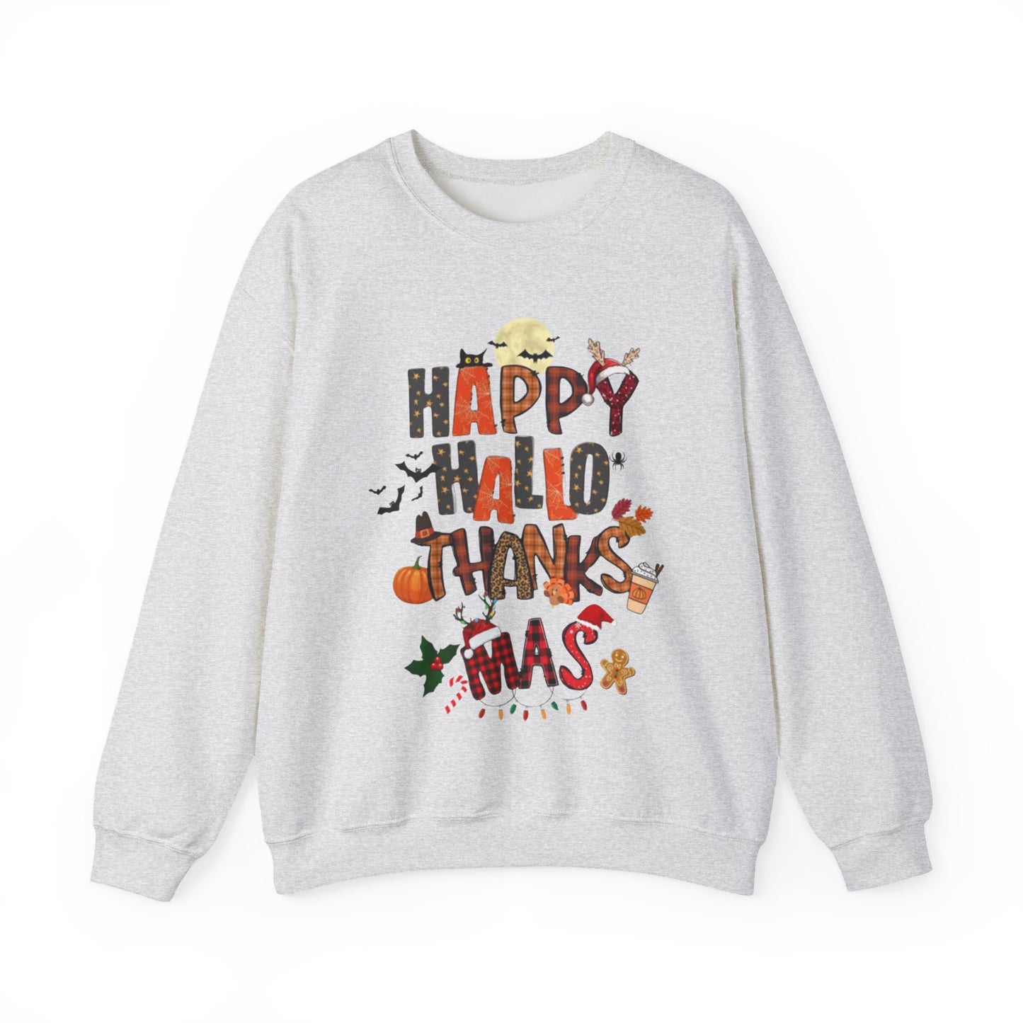 Happy Hallothanksmas Crewneck Sweatshirt