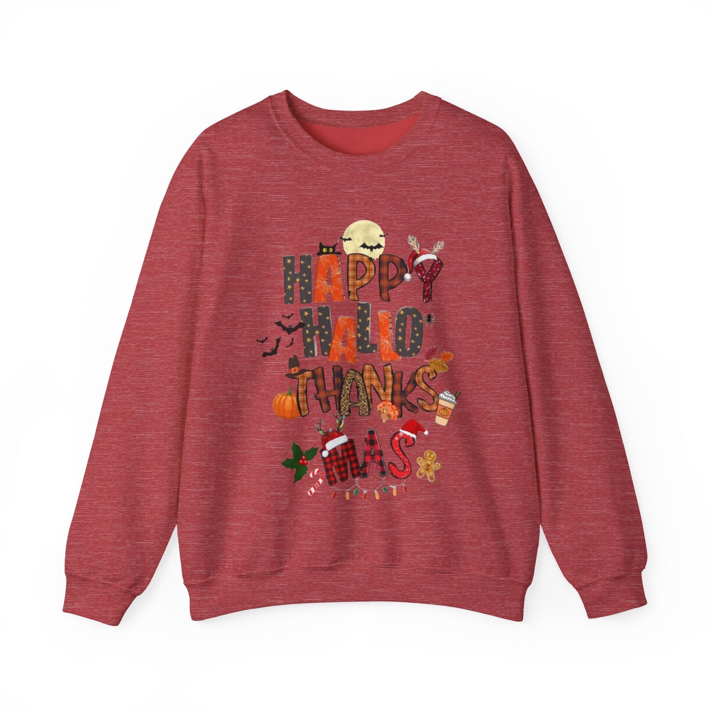 Happy Hallothanksmas Crewneck Sweatshirt