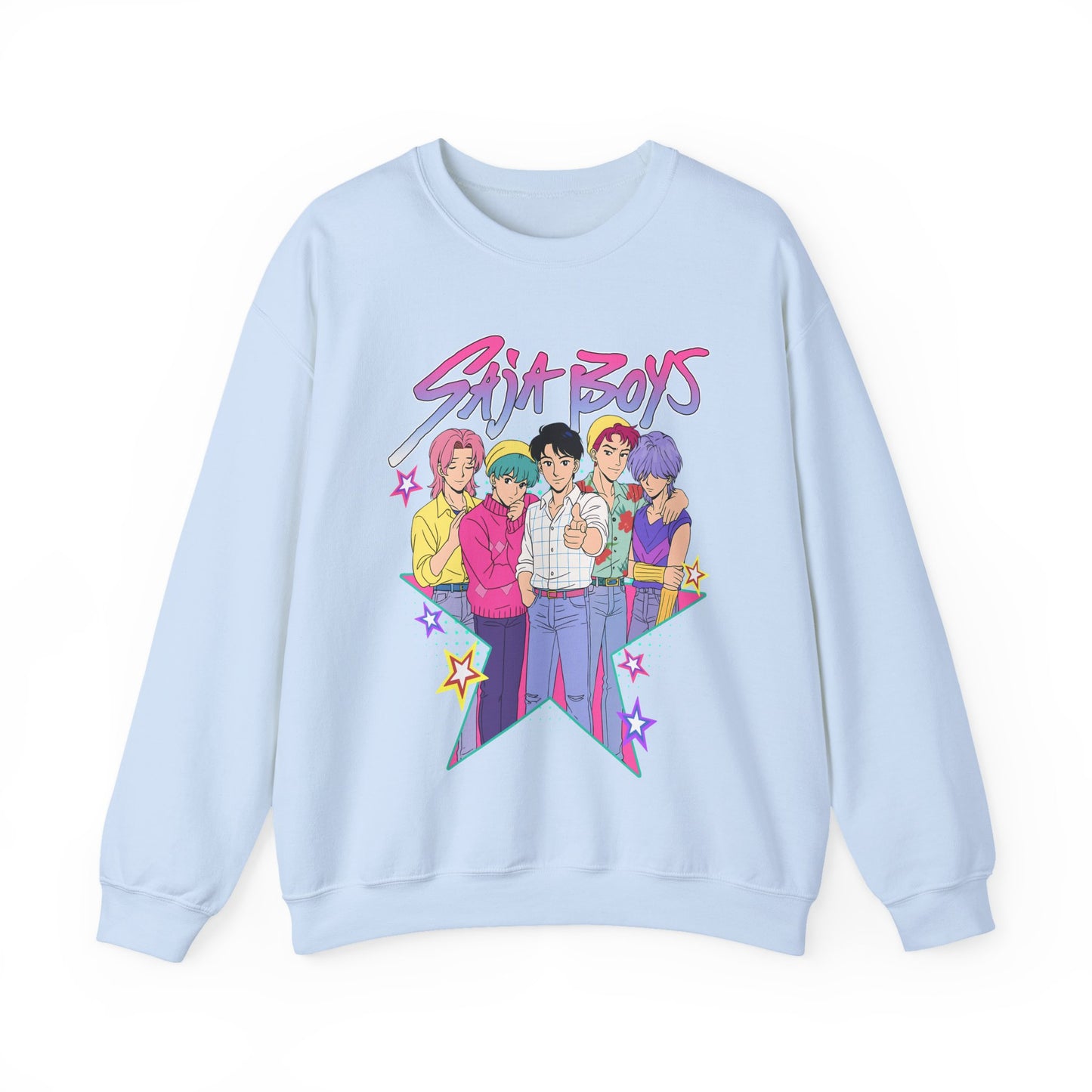K-Pop Saja Boys Star Crewneck Sweatshirt