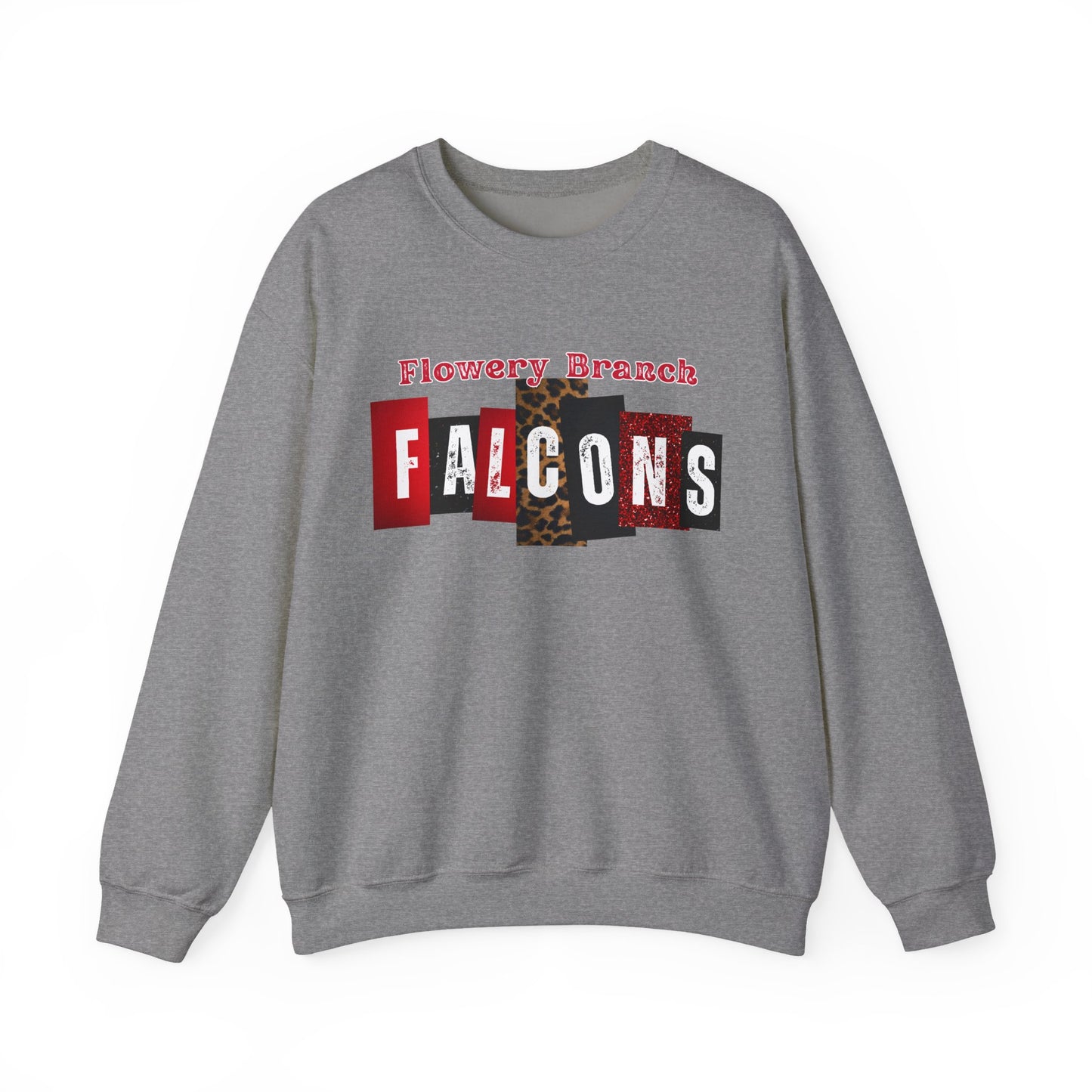 FB Falcons Block Letters Crewneck Sweatshirt