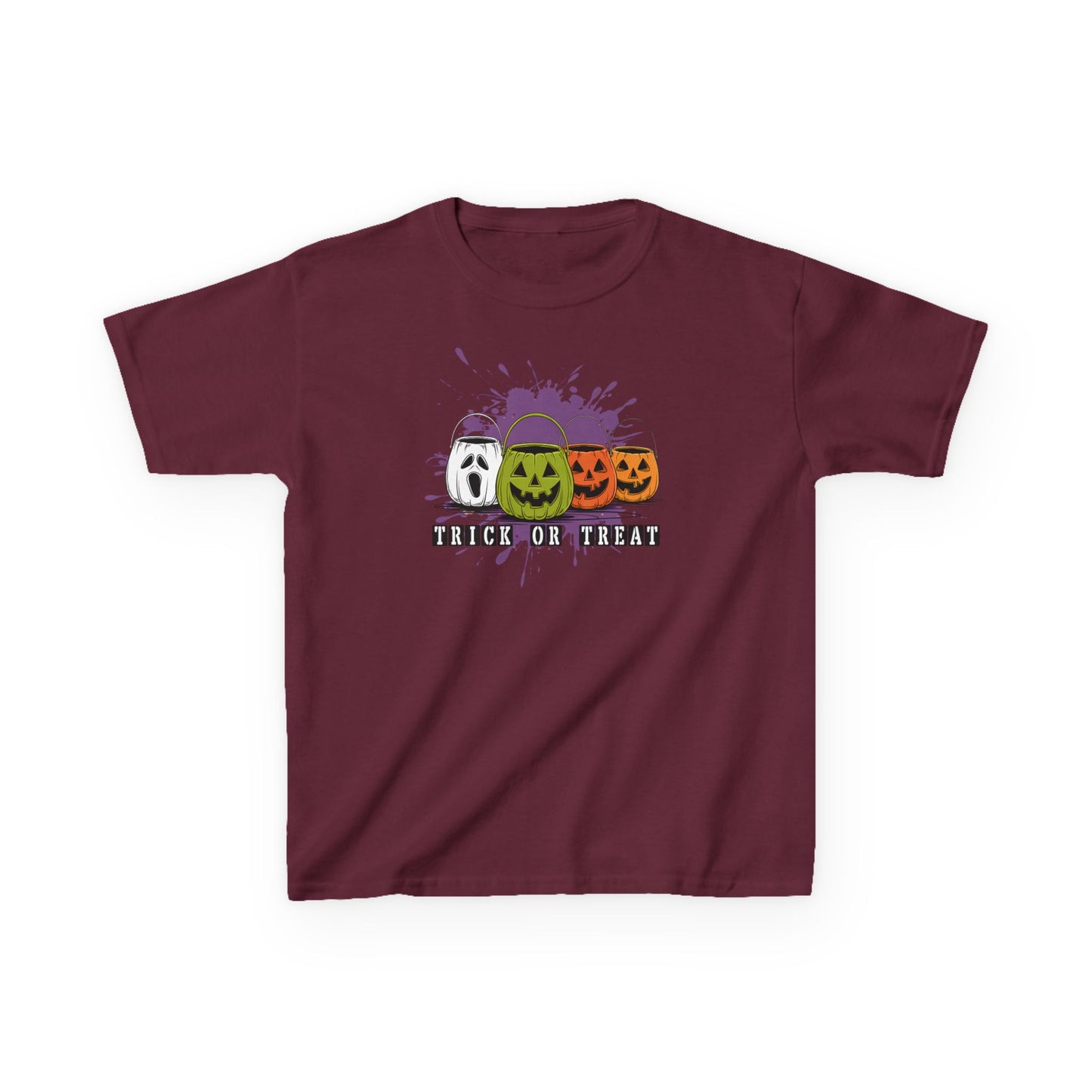 Halloween Pumpkin Trick or Treat Kids Tee