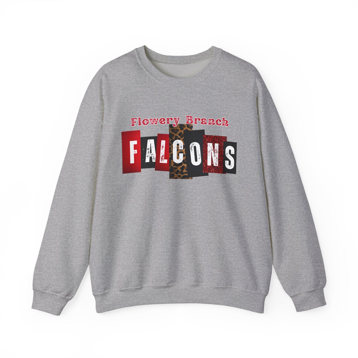 FB Falcons Block Letters Crewneck Sweatshirt