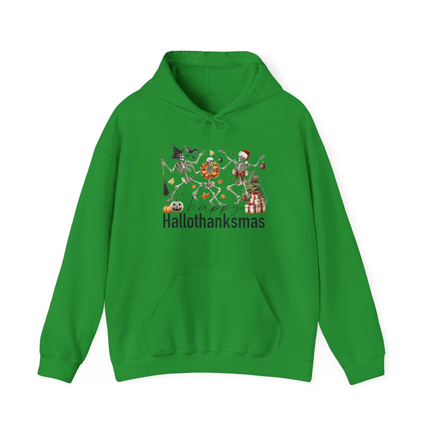 Happy Hallothanksmas Skeleton Hoodie