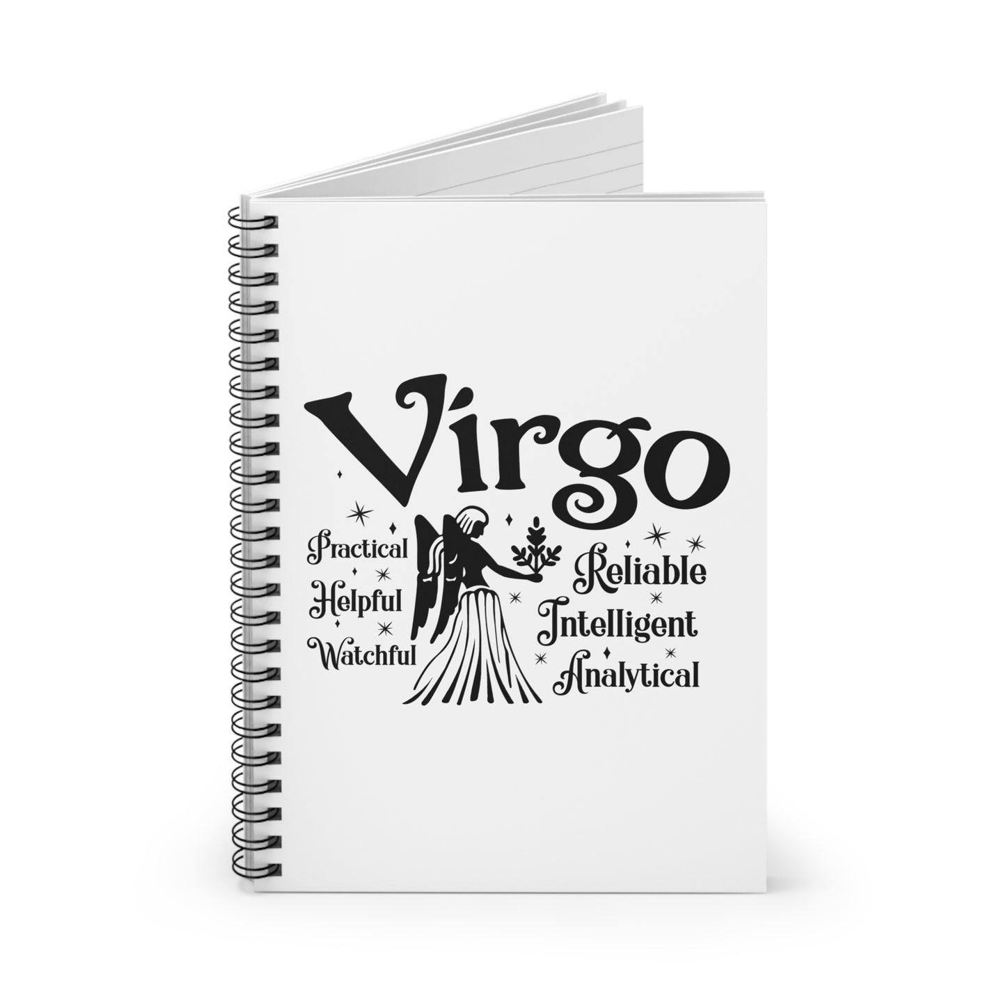 Virgo Spiral Notebook