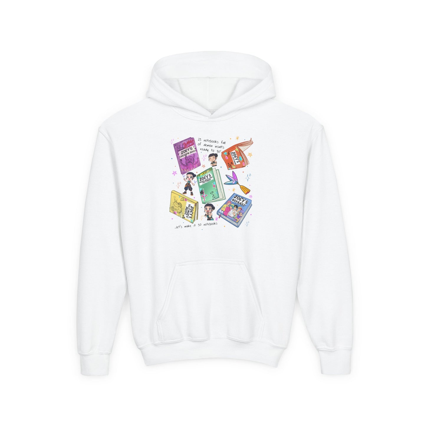 K-Pop Zoe's Books Youth Hooded Sweatshirt