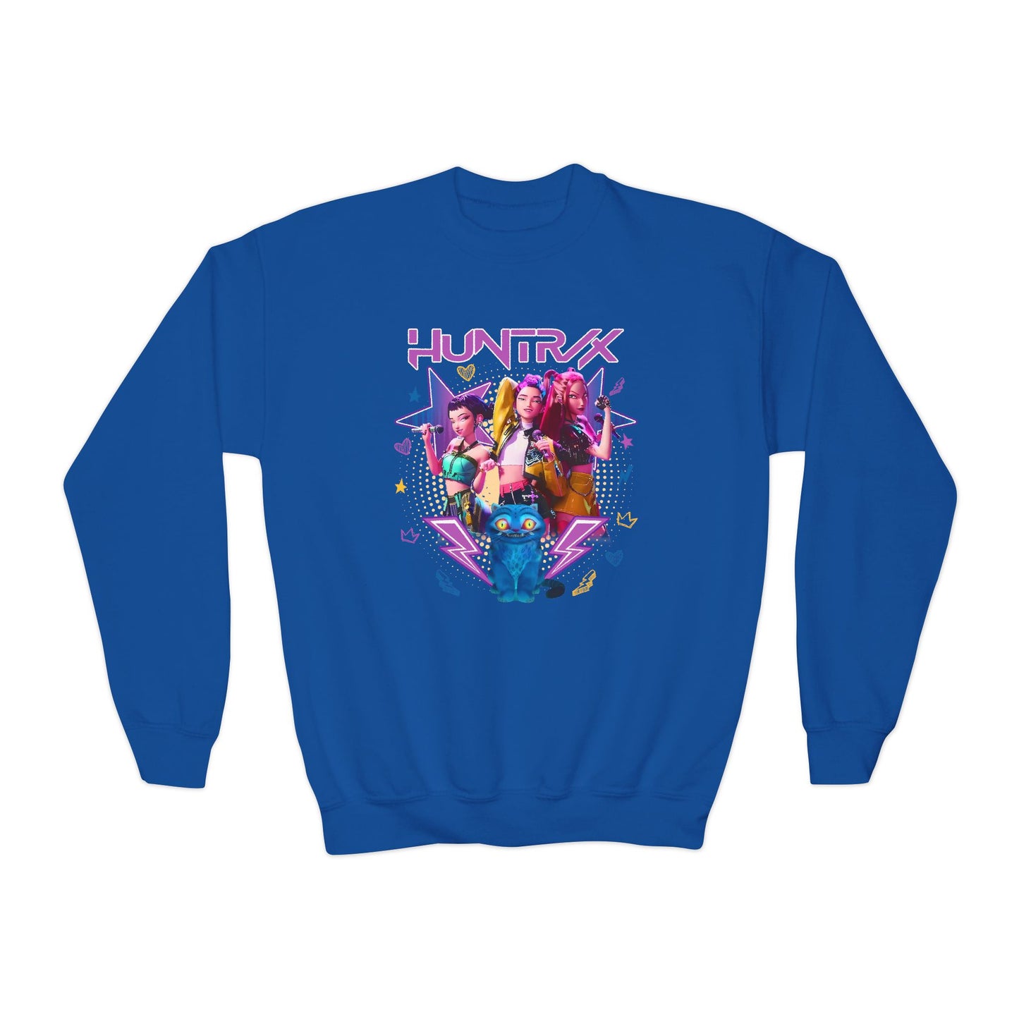 kpop Huntrix Star Youth Crewneck Sweatshirt