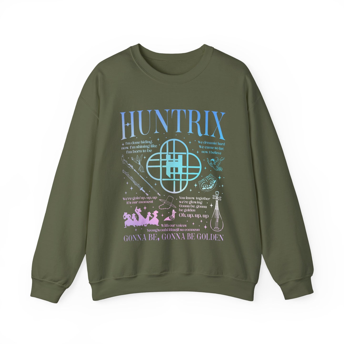 Kpop HUNTRIX Crewneck Sweatshirt