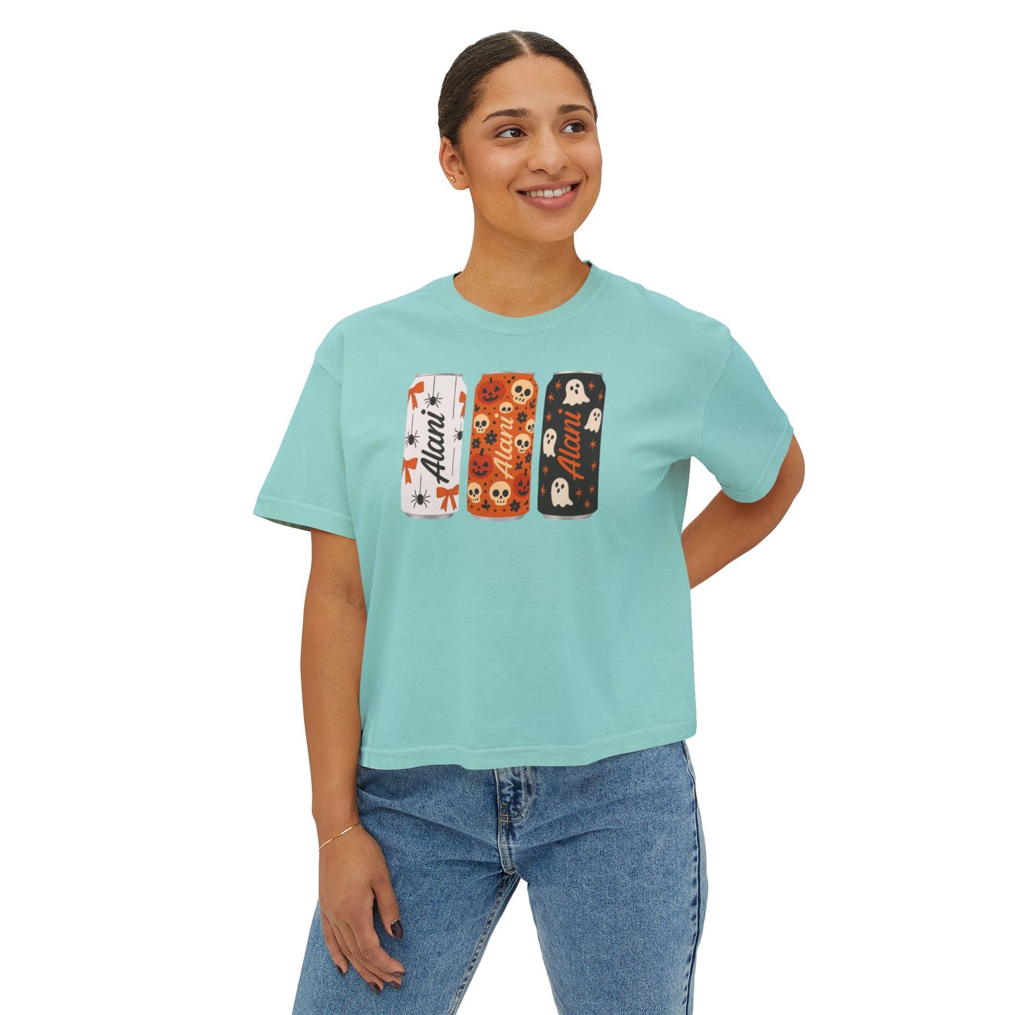 Halloween Alani Cans Women's Boxy Tee