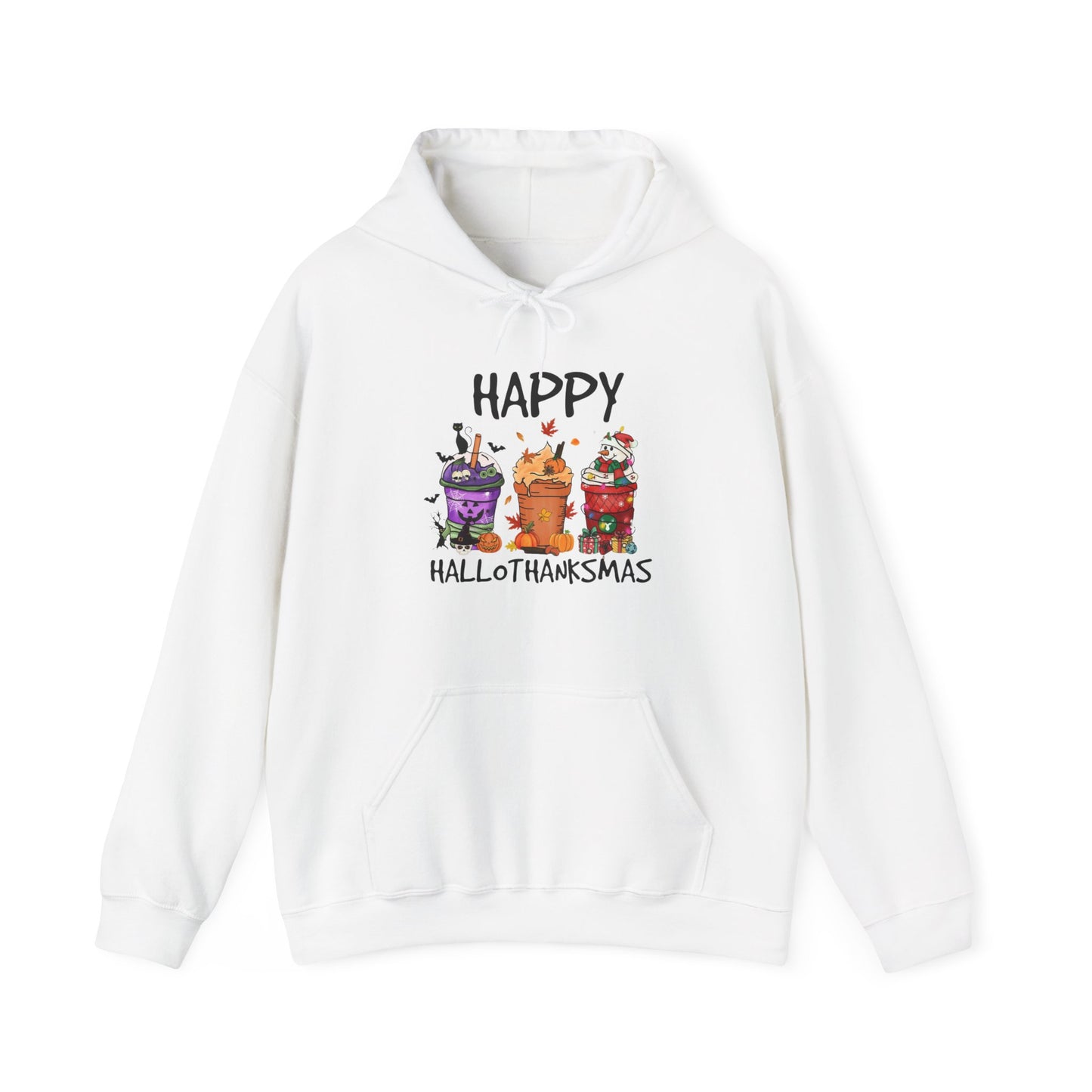 Happy Hallothanksmas Drinks Unisex Hoodie