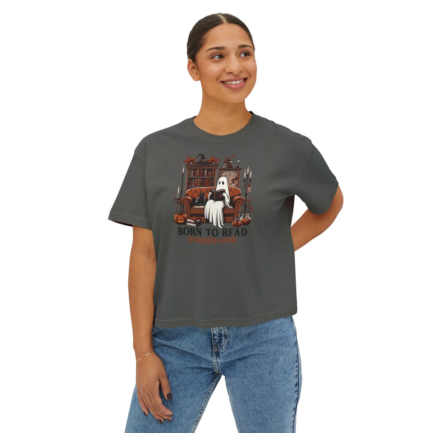 Forced to Work Women's Boxy Tee