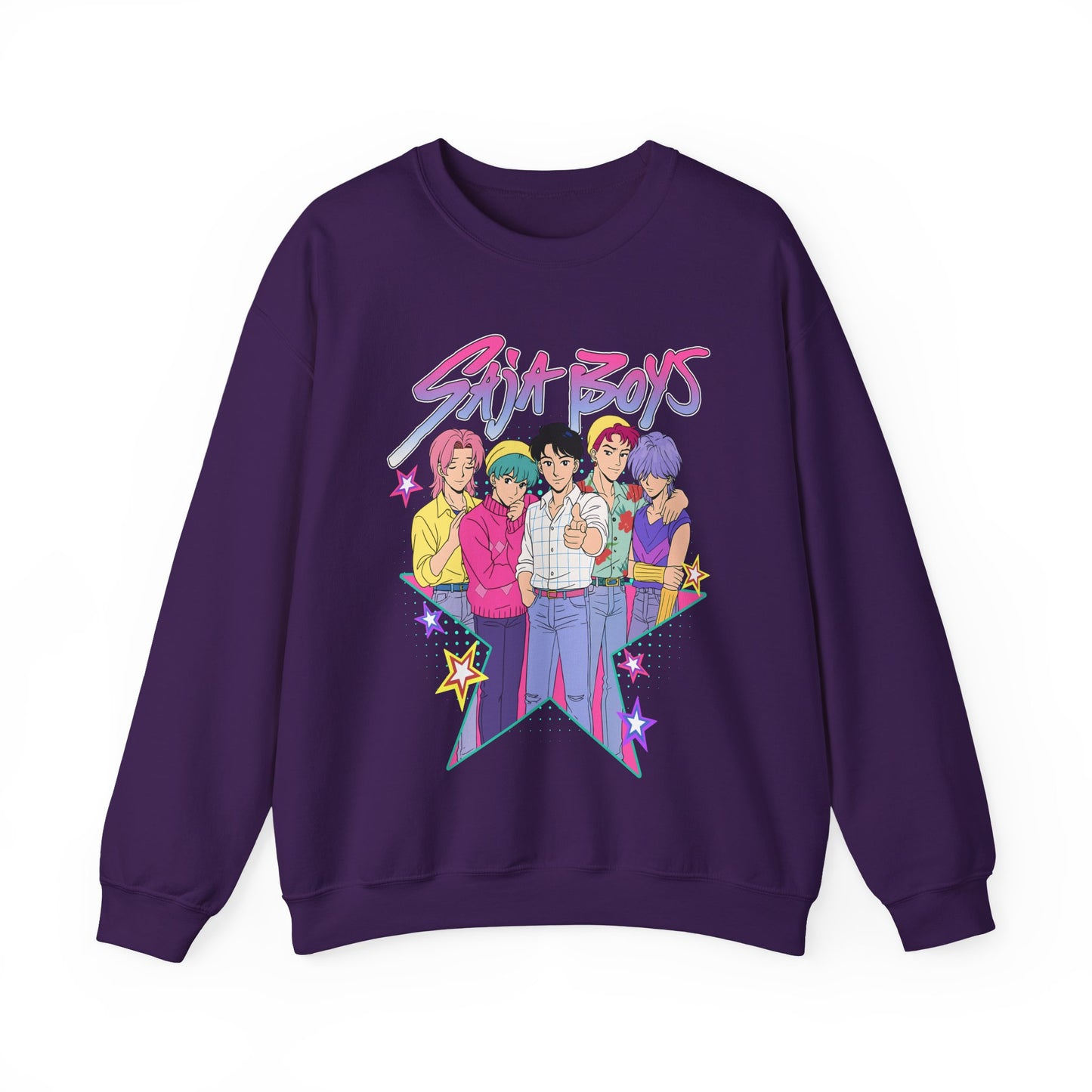 K-Pop Saja Boys Star Crewneck Sweatshirt