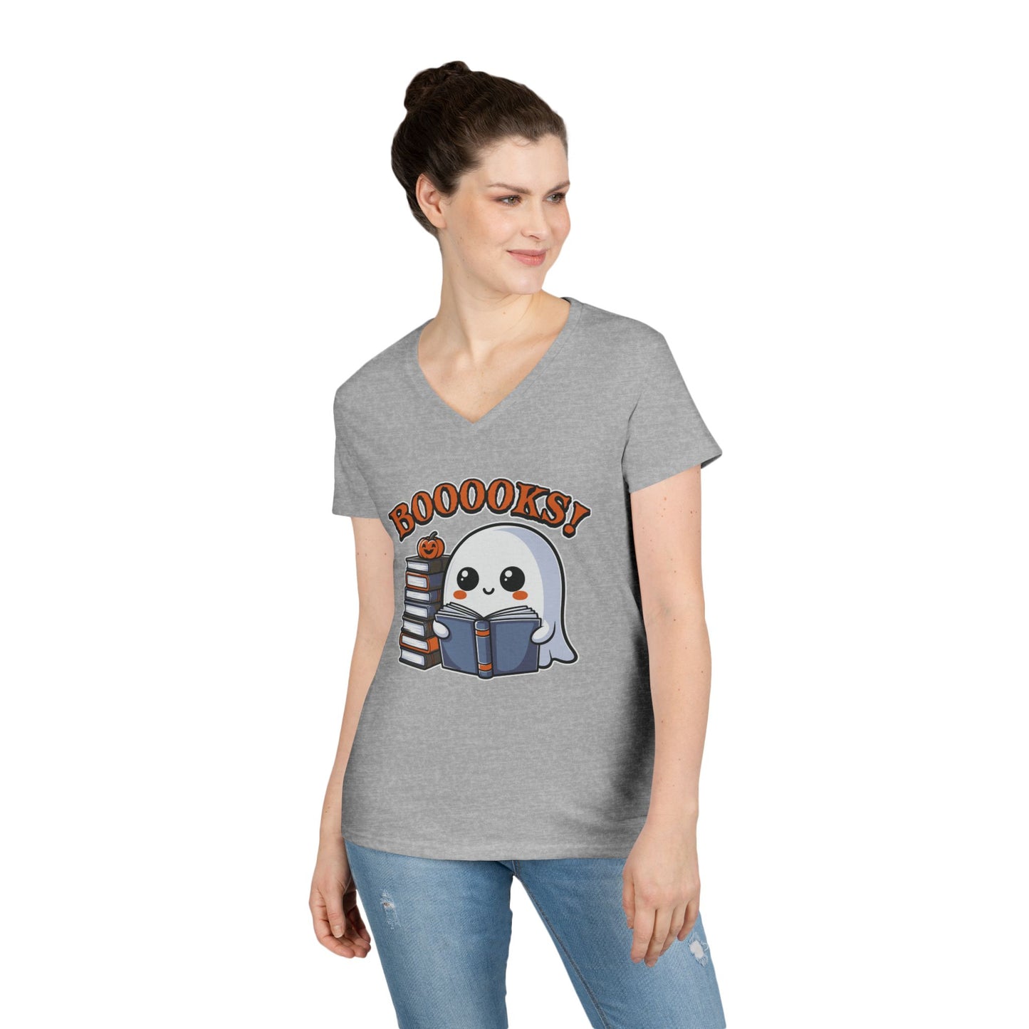 Booooks V-Neck T-Shirt