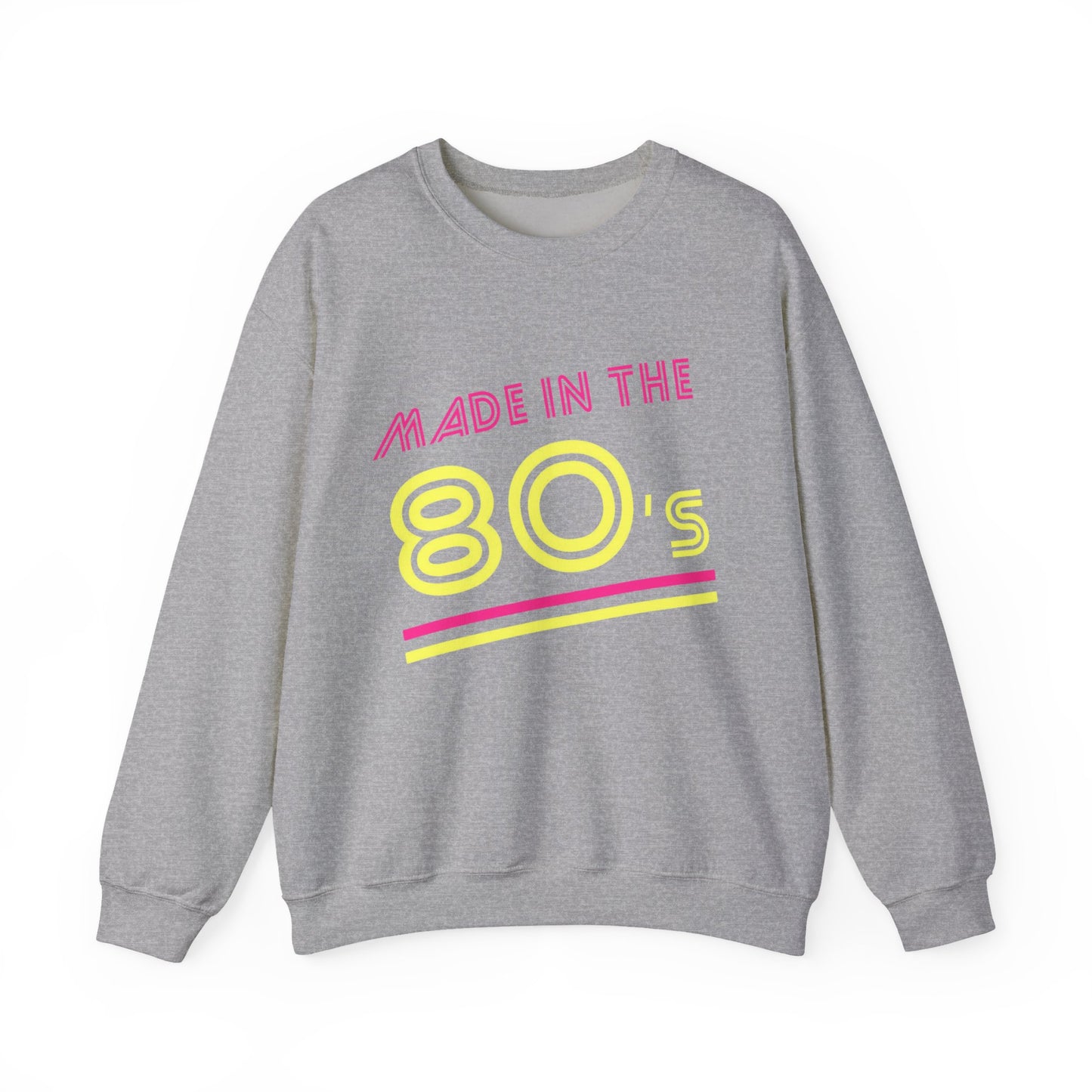Made in the 80's Neon Crewneck Sweatshirt