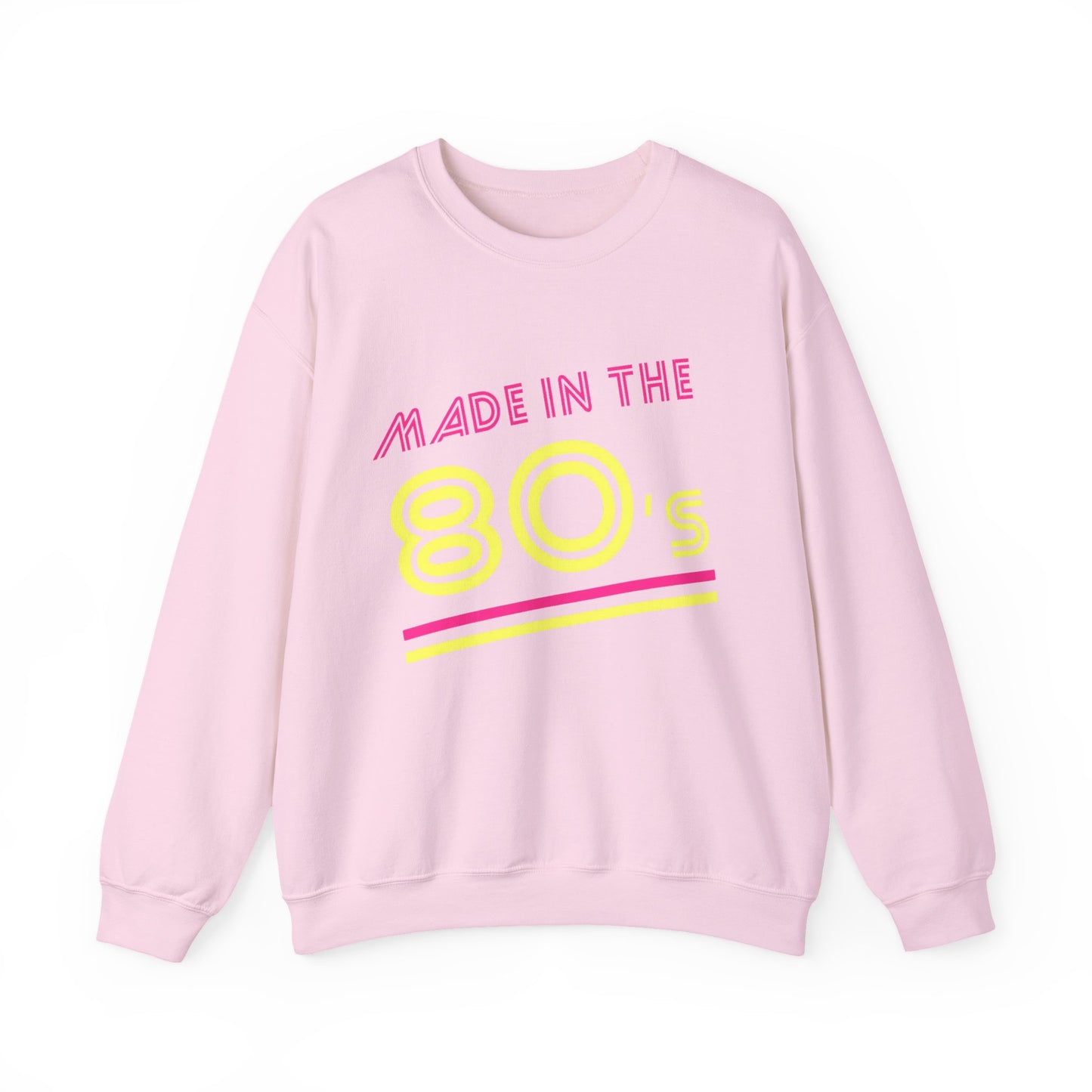 Made in the 80's Neon Crewneck Sweatshirt