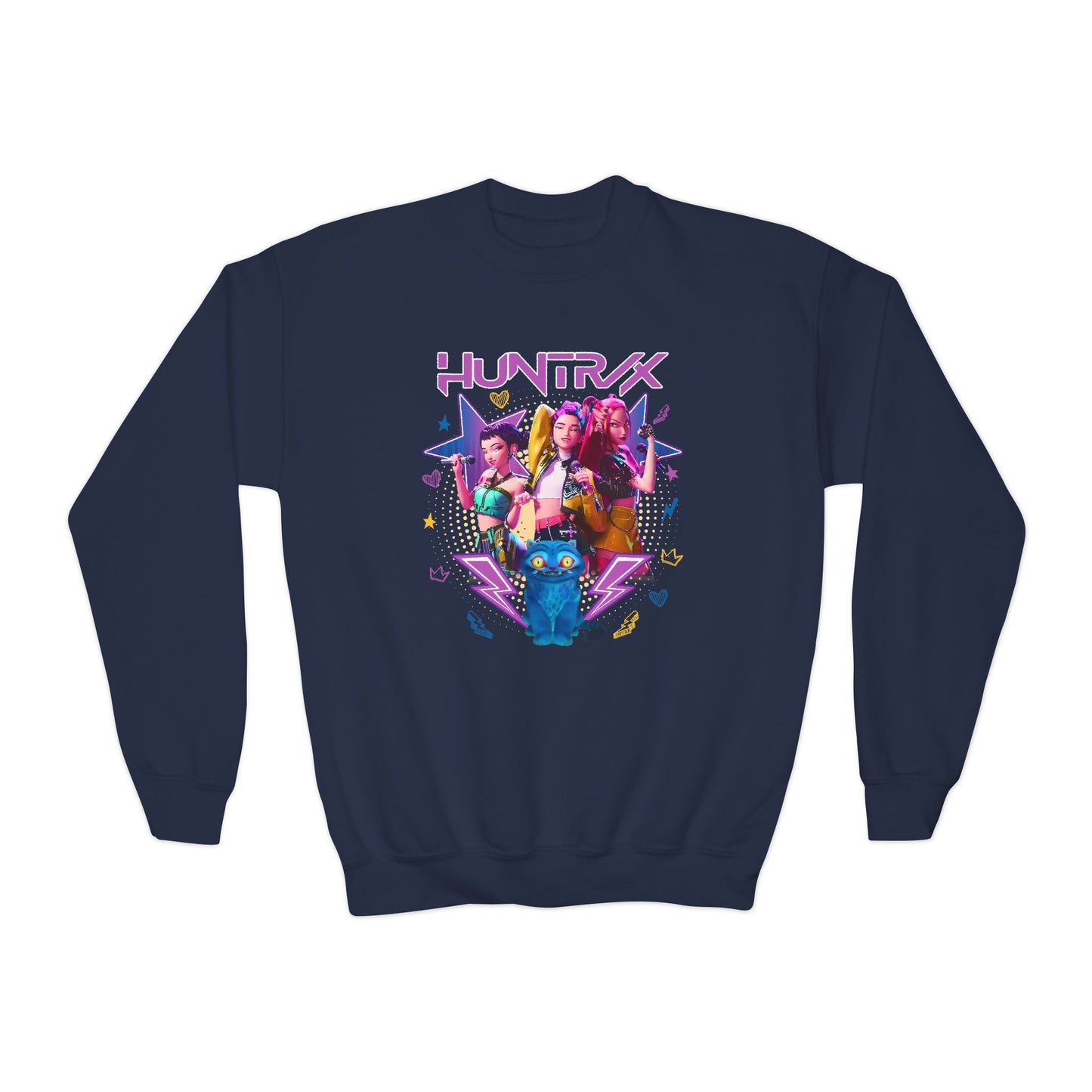 kpop Huntrix Star Youth Crewneck Sweatshirt