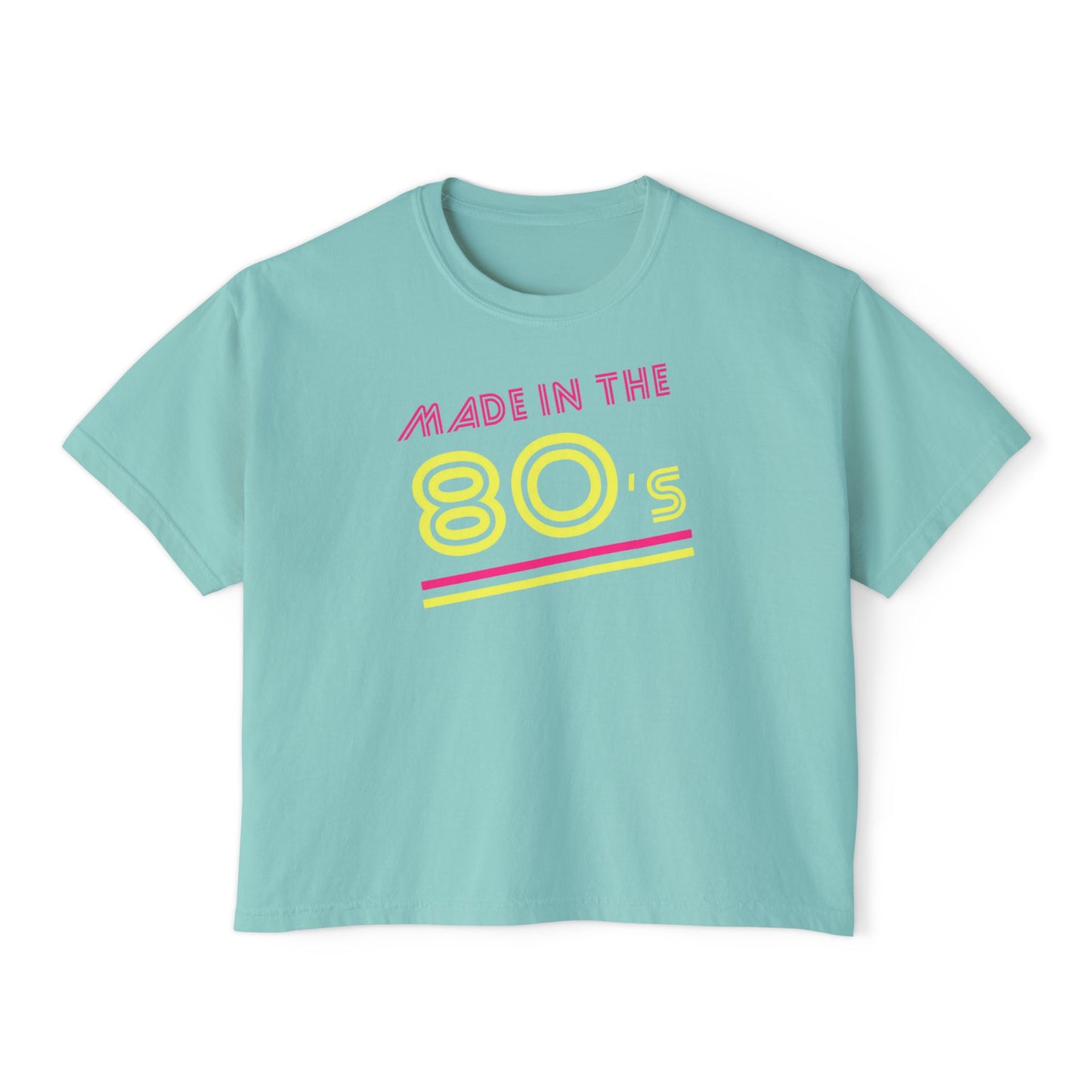 Made in the 80's Neon Boxy Tee