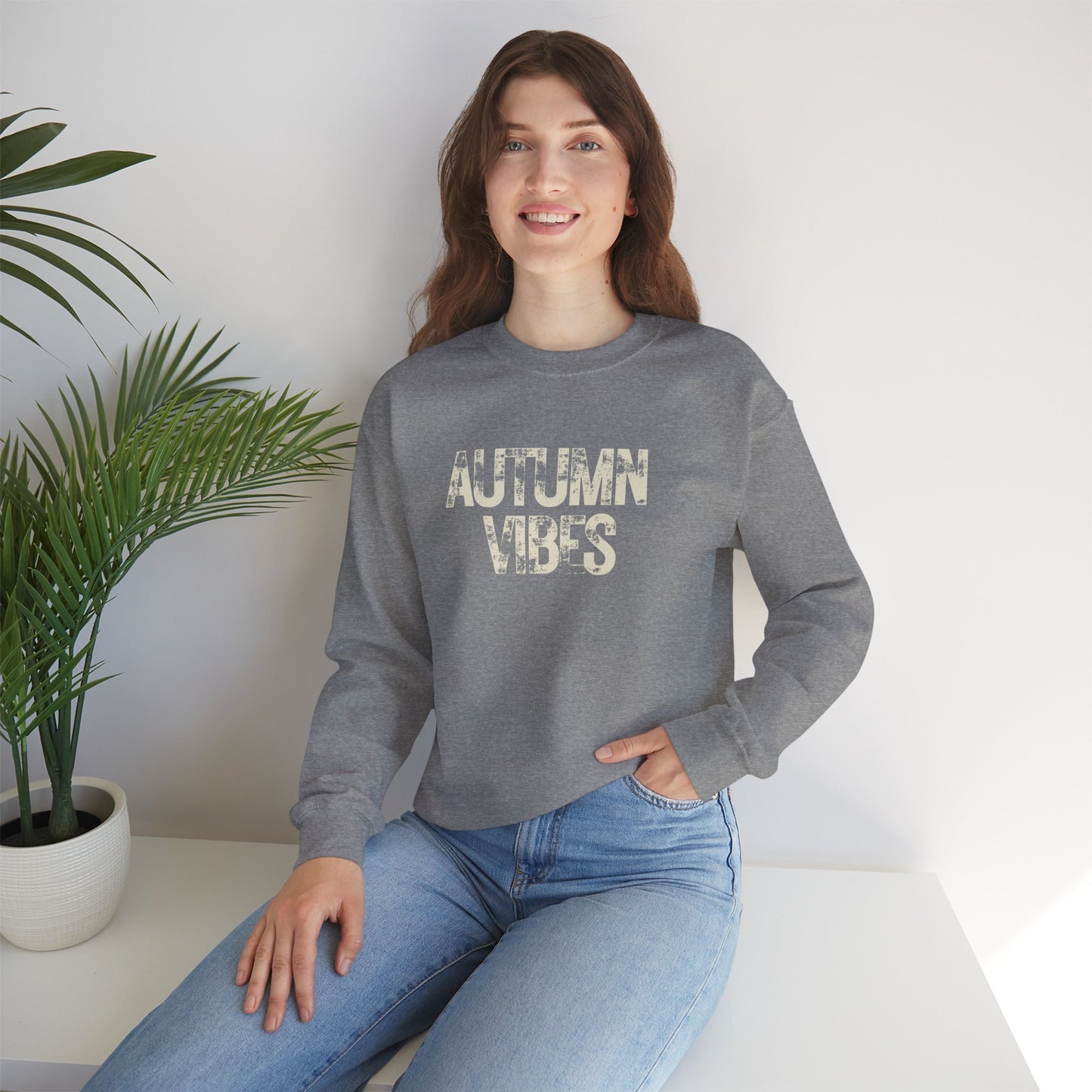 Unisex Autumn Vibes Crewneck Sweatshirt