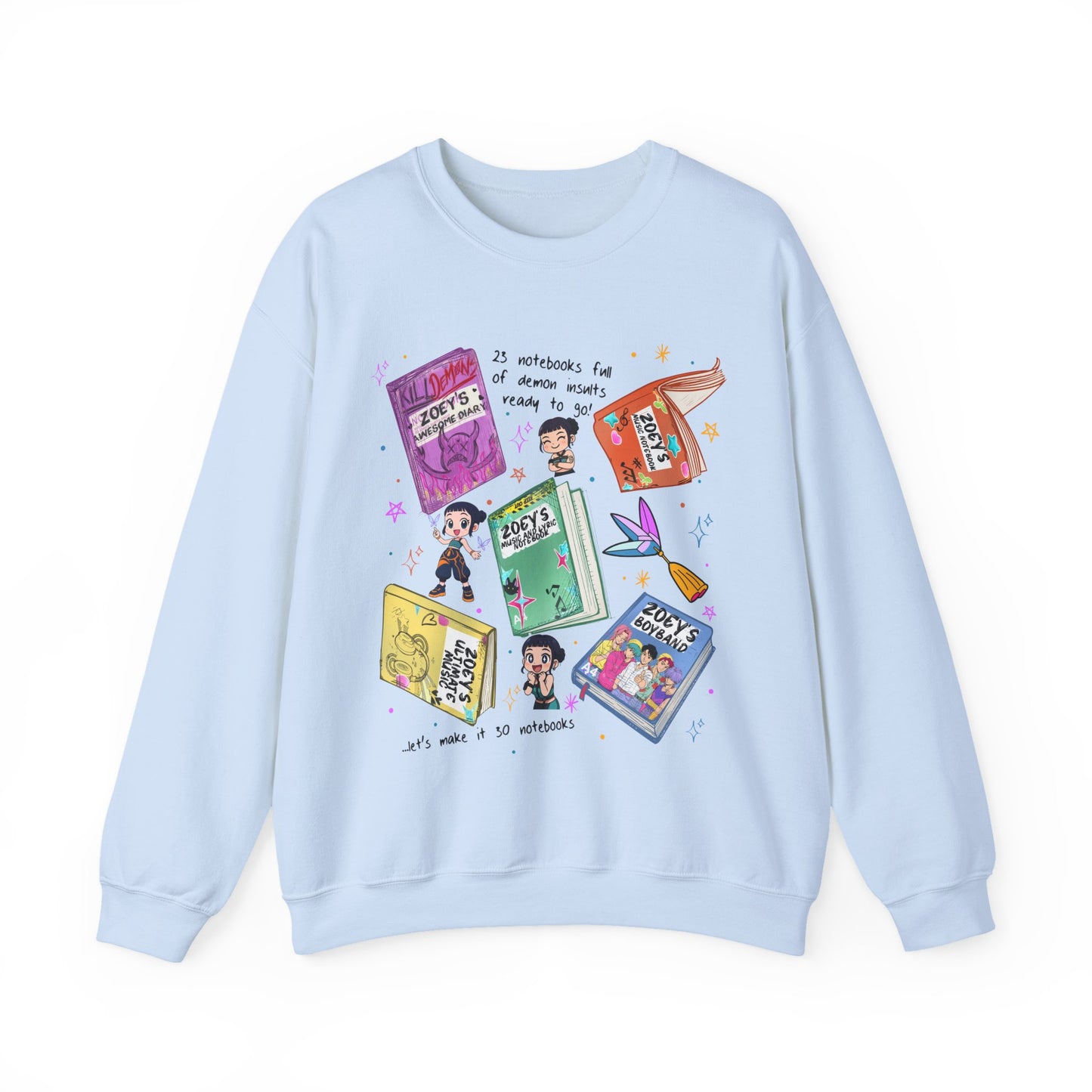 K-Pop Zoe's Books Crewneck Sweatshirt