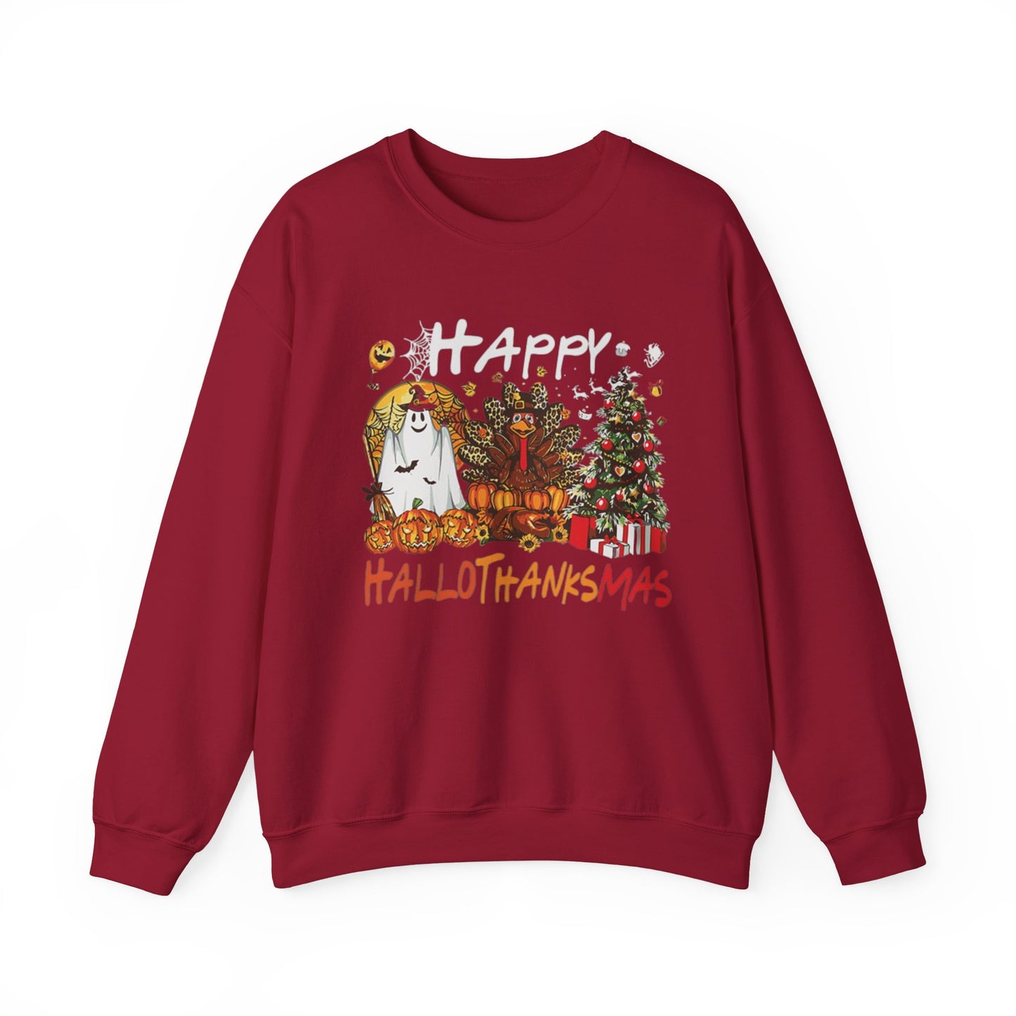 Happy Hallothanksmas Characters Sweatshirt